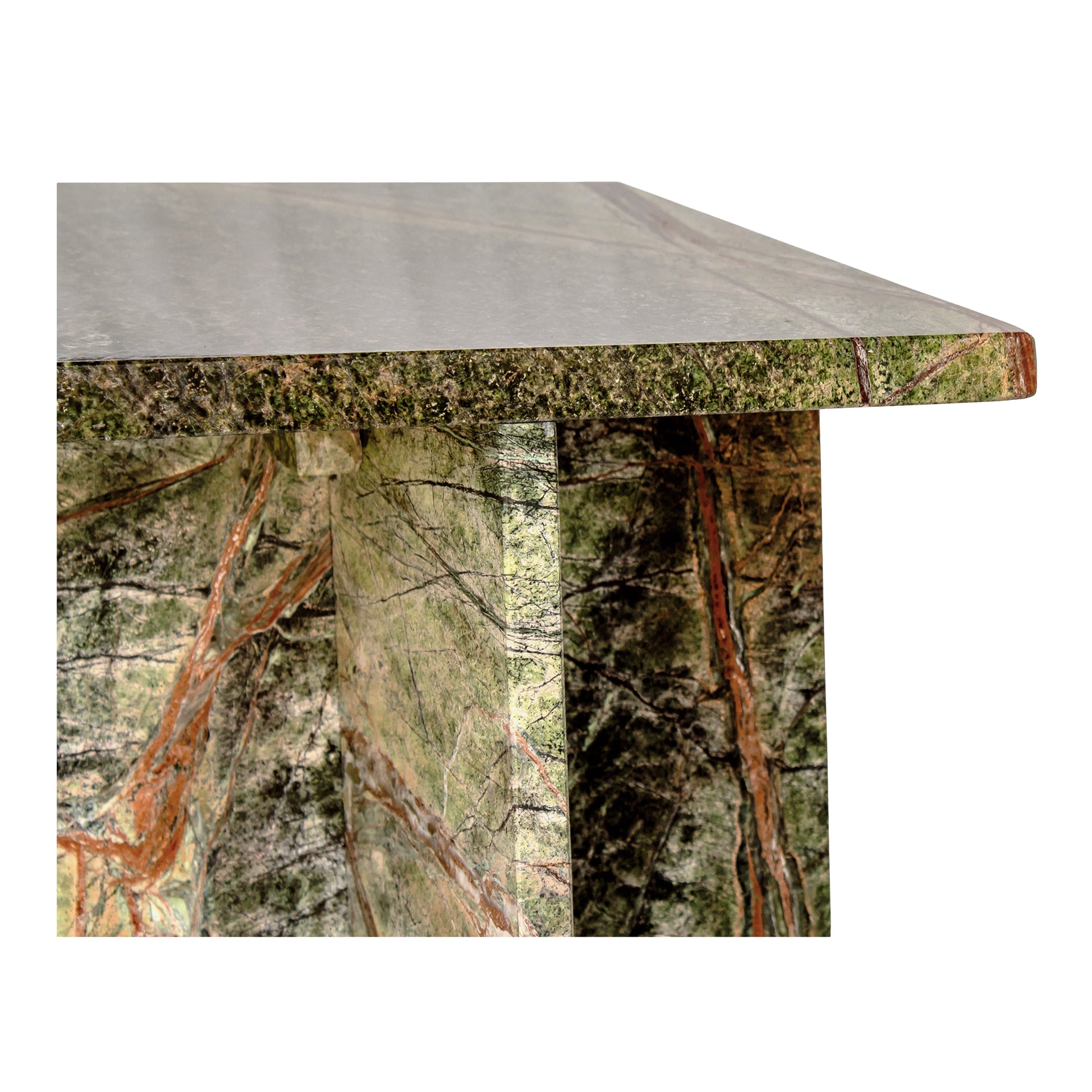 Blair Accent Table Rainforest Green Marble - Central Designs