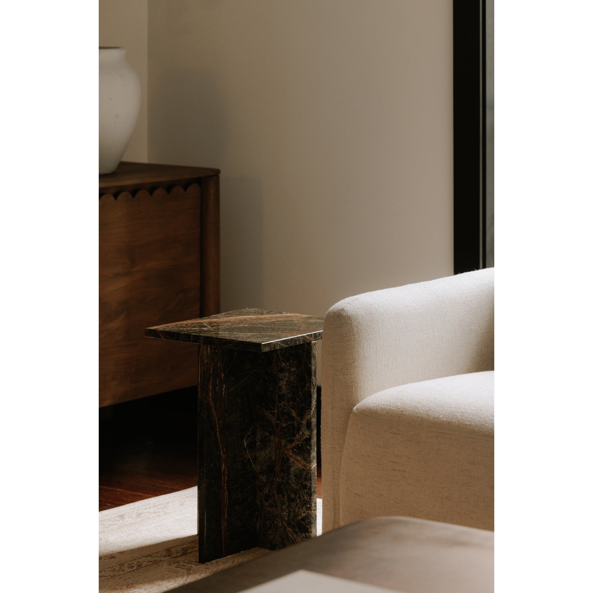 Blair Accent Table Rainforest Green Marble - Central Designs
