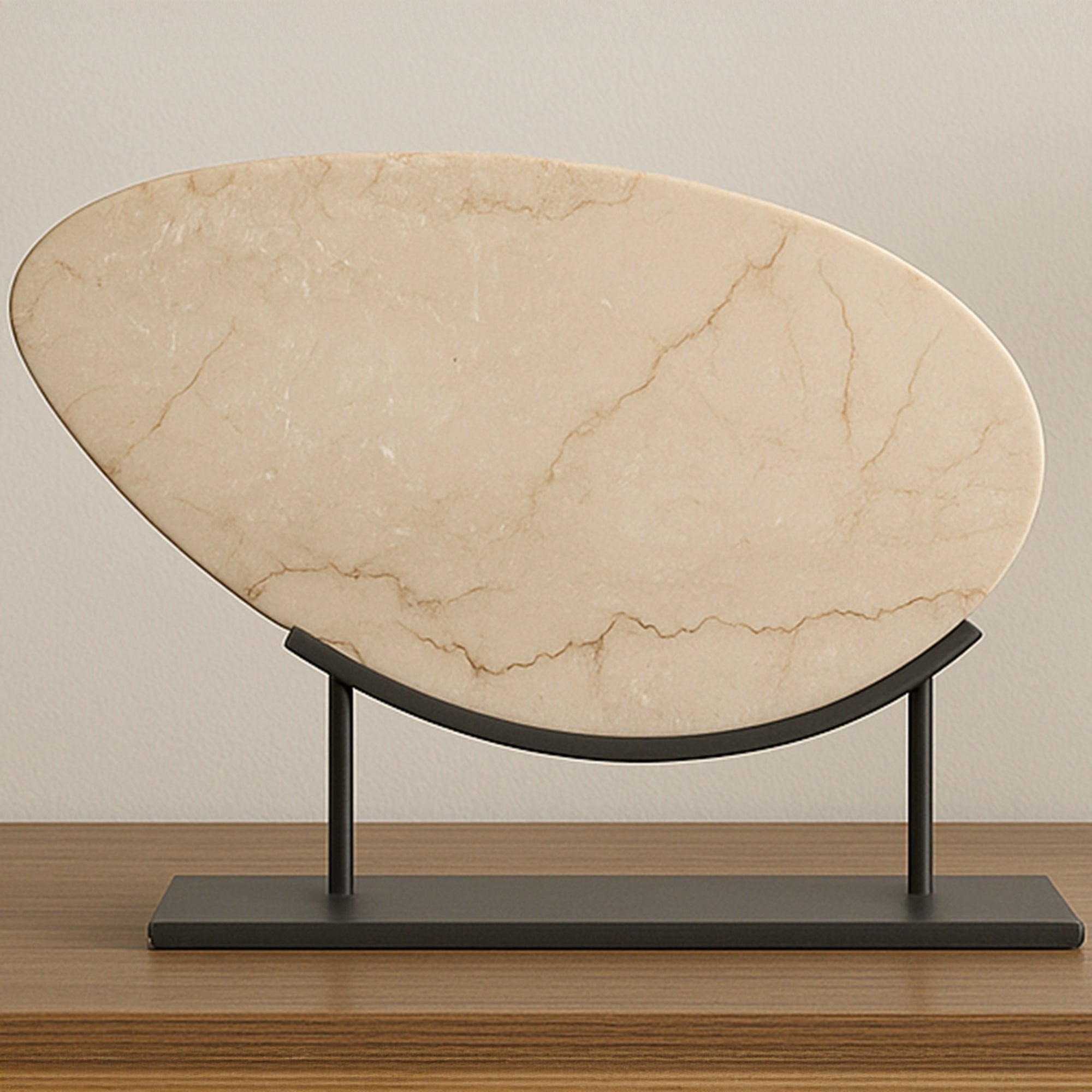 Galen Sculpture Botticino Beige Marble - Central Designs