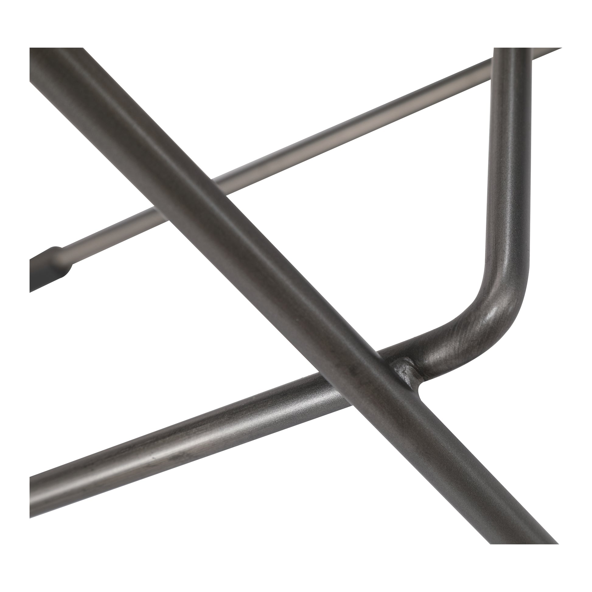 Starlet Counter Stool Onyx Black Leather - Set Of Two - Central Designs