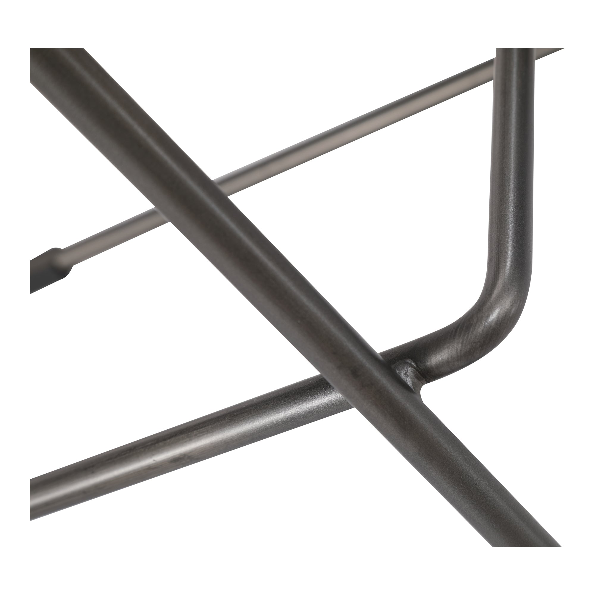 Starlet Counter Stool Onyx Black Leather - Set Of Two - Central Designs