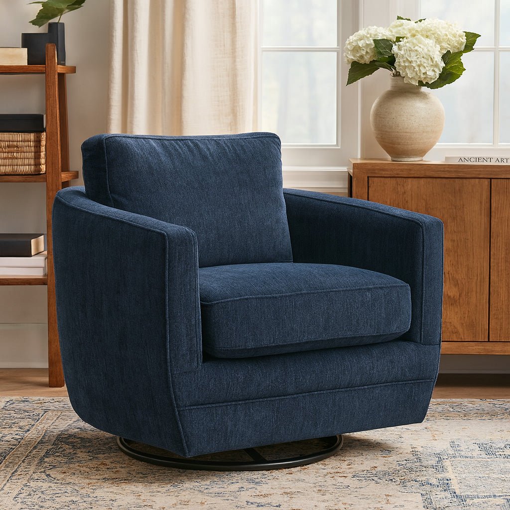 Baltimo Swivel Glider - Peacock Blue - Central Designs