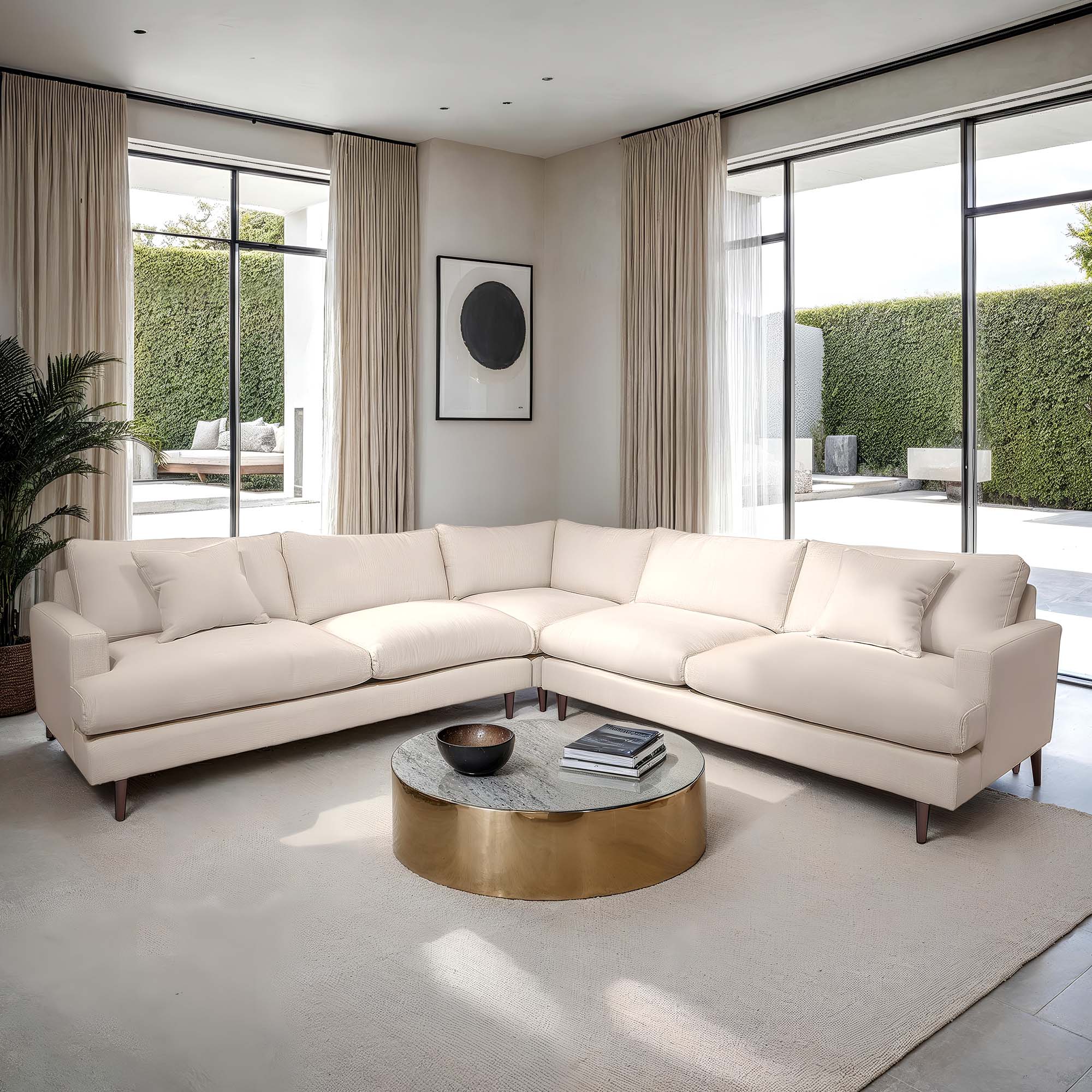 Custom Martha Corner Sectional Frame - Central Designs