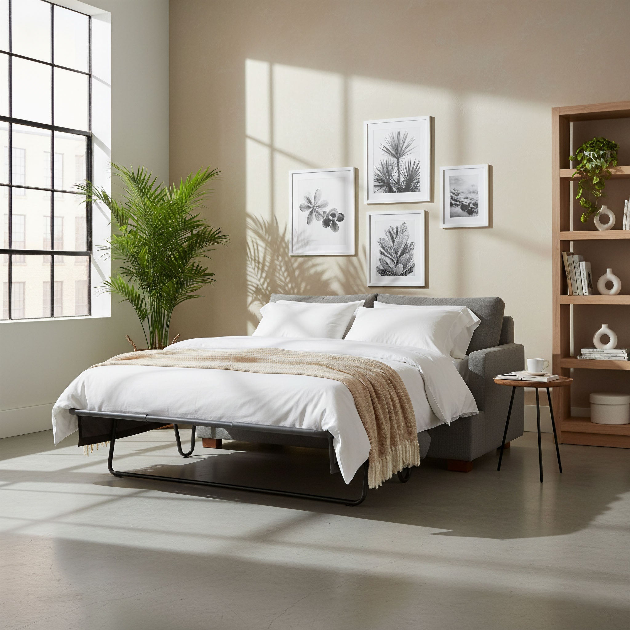 Martha Double Sofa Bed - Pepper Grey (Performance)