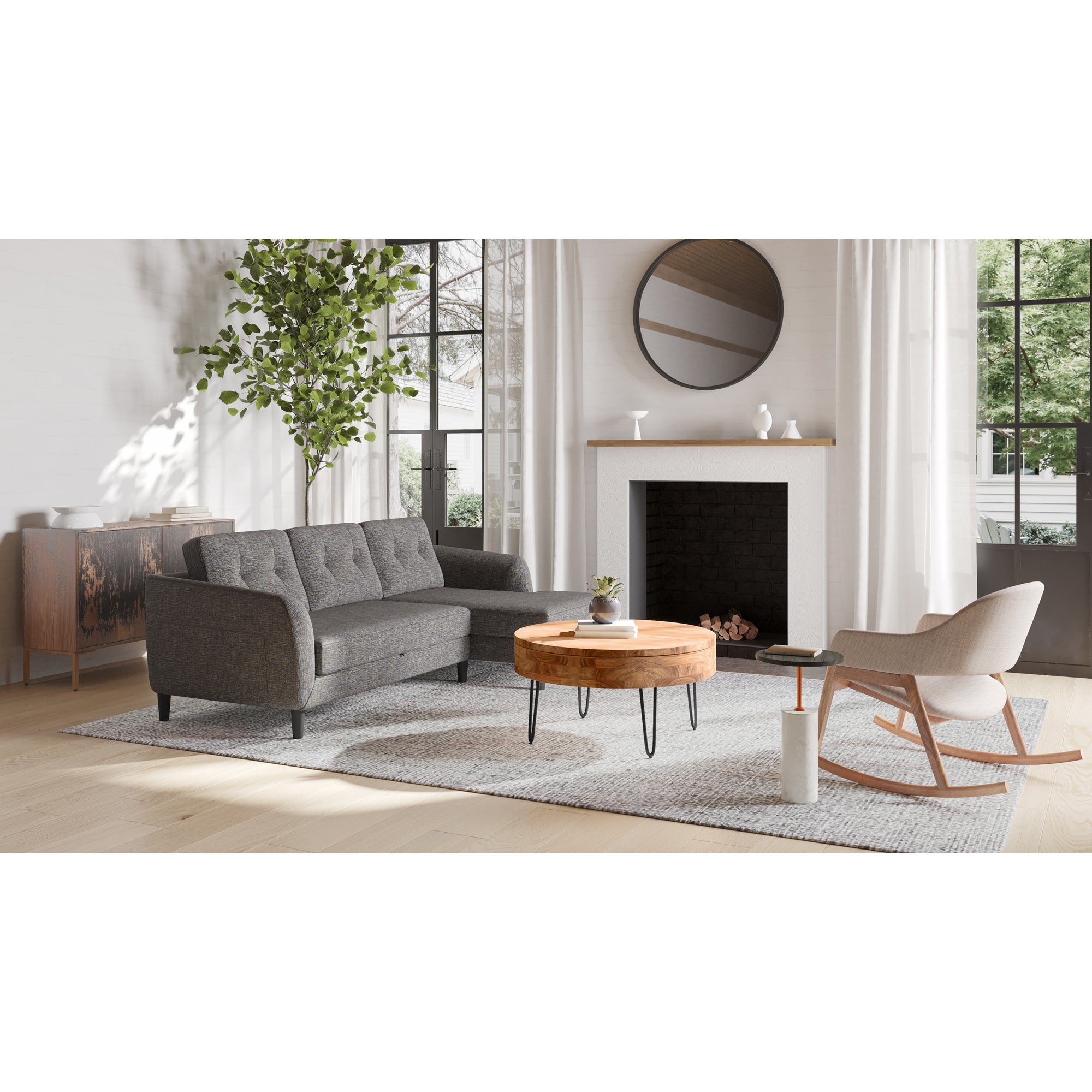 Artists Sideboard Small Black - Central Designs