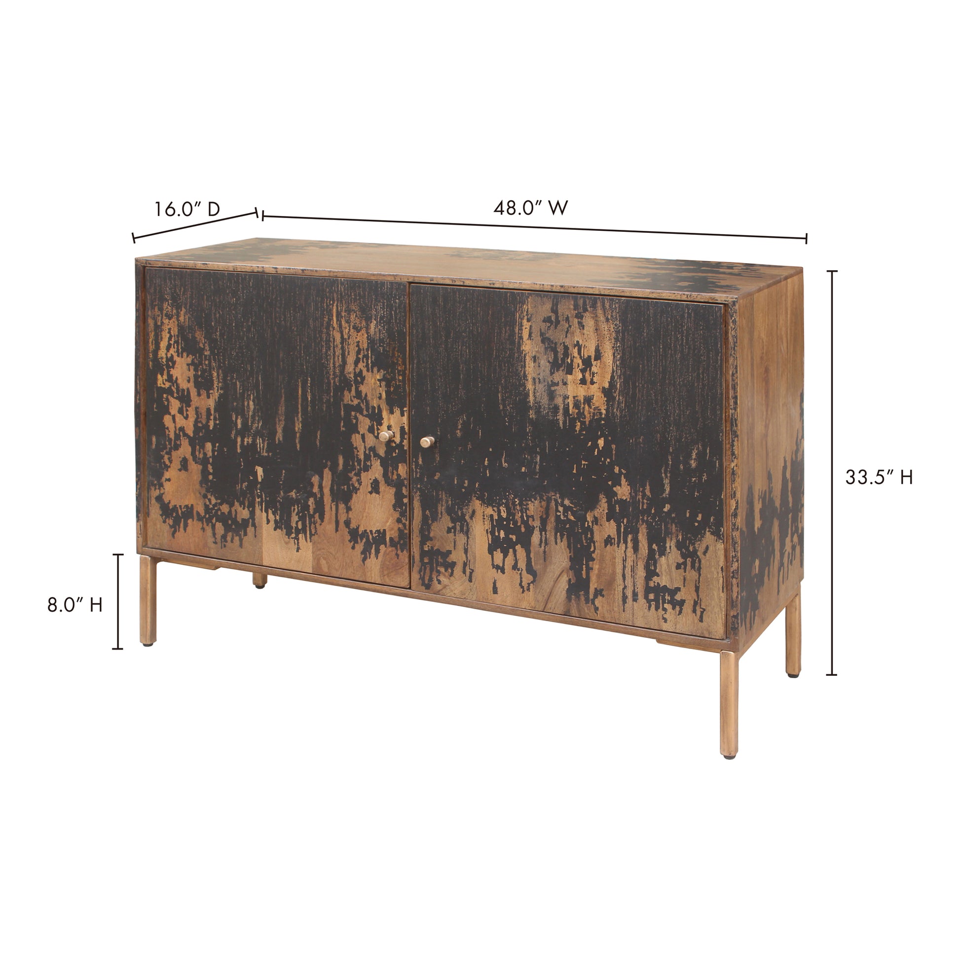 Artists Sideboard Small Black - Central Designs