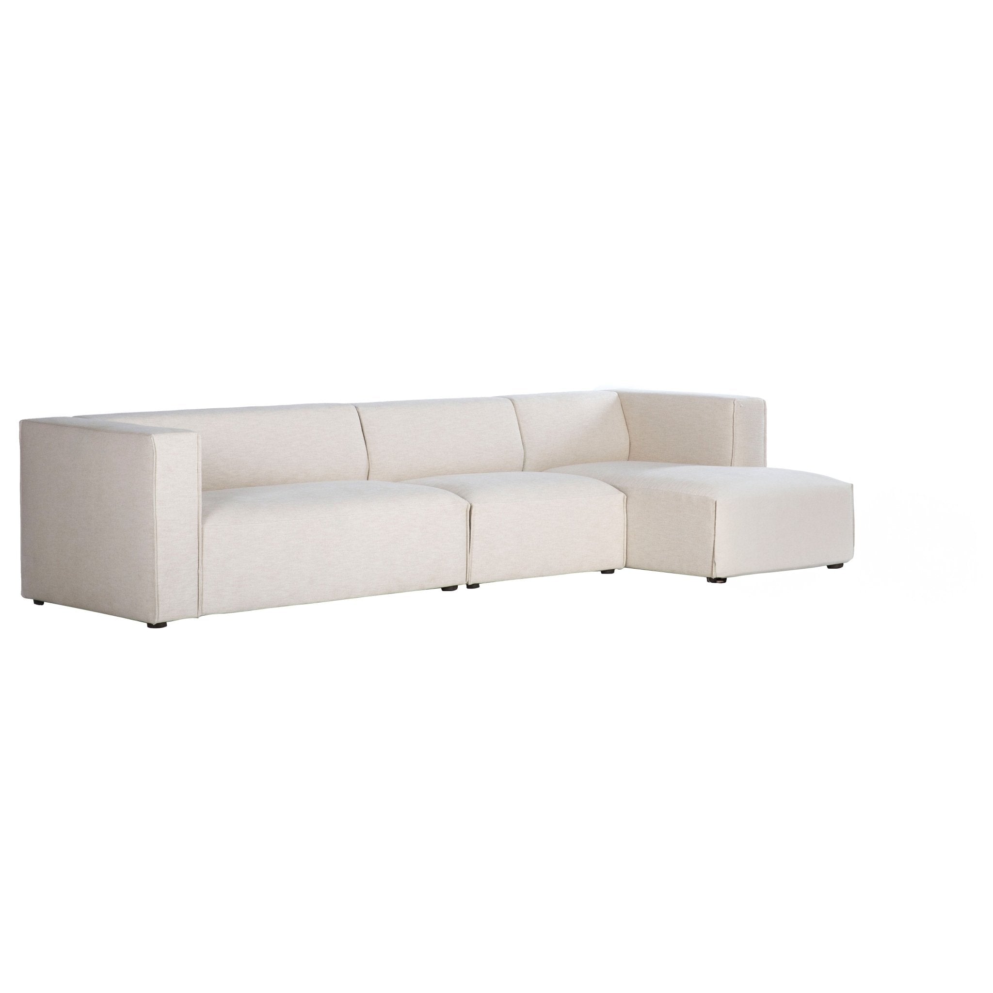 Premium Left Modular Sectional w/ Ottoman - Central Designs