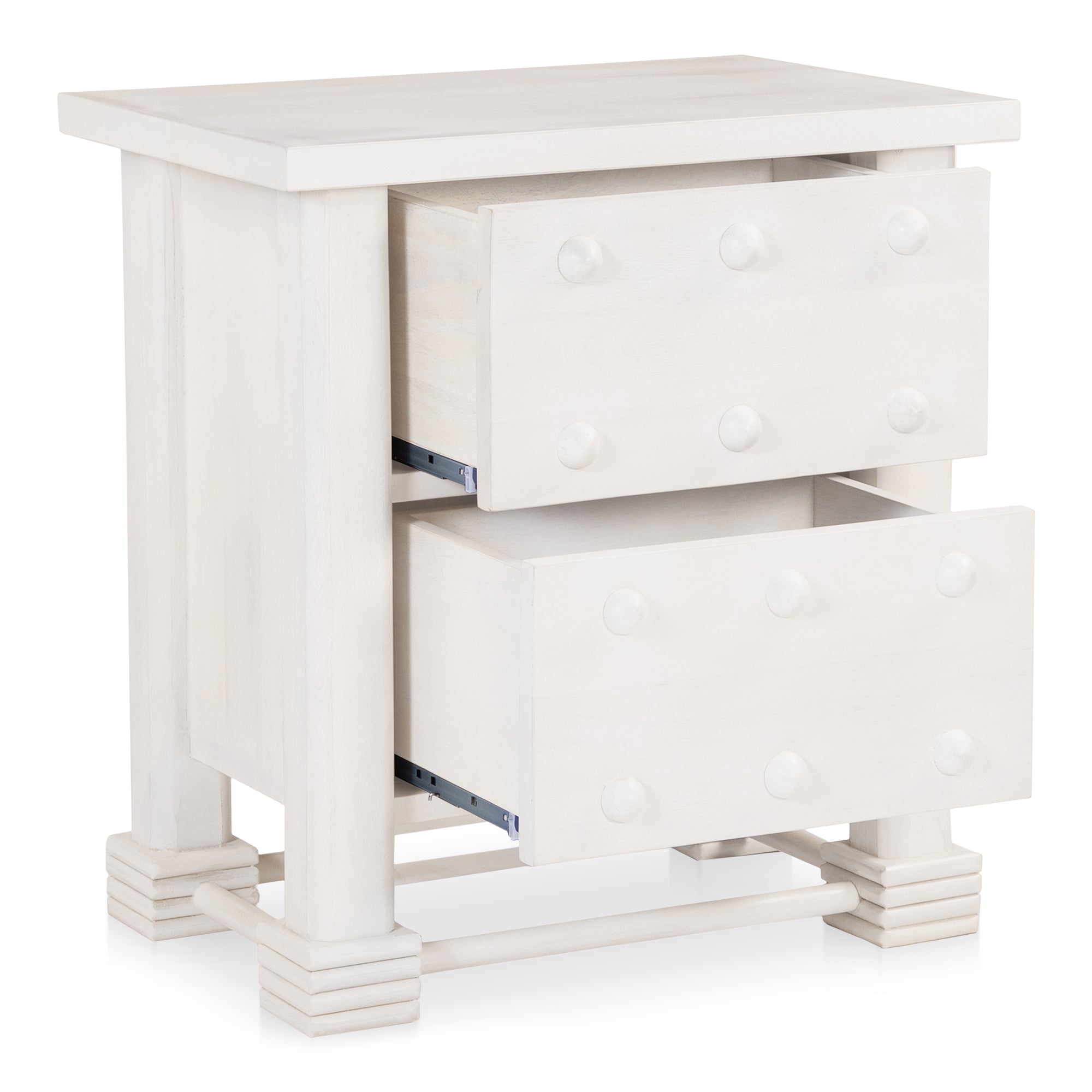 Clement Nightstand Whitewashed