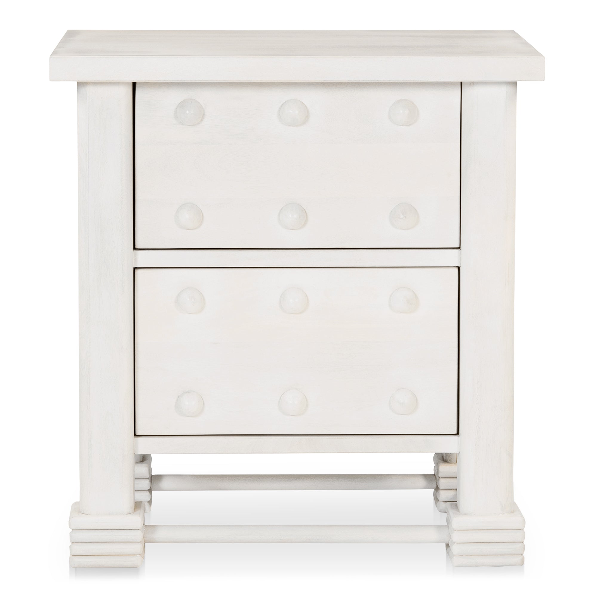 Clement Nightstand Whitewashed