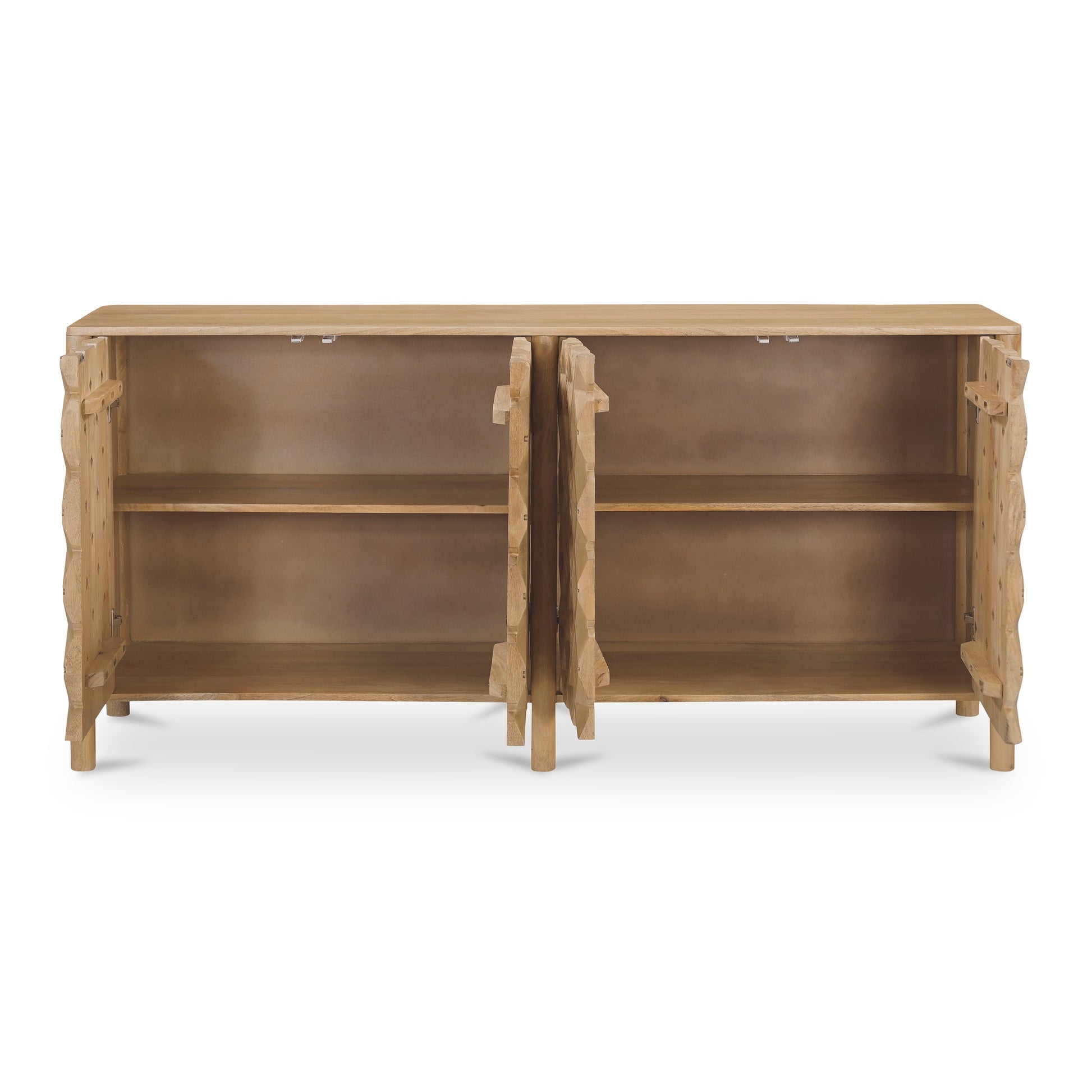 Fulton 4 Door Sideboard Natural - Central Designs