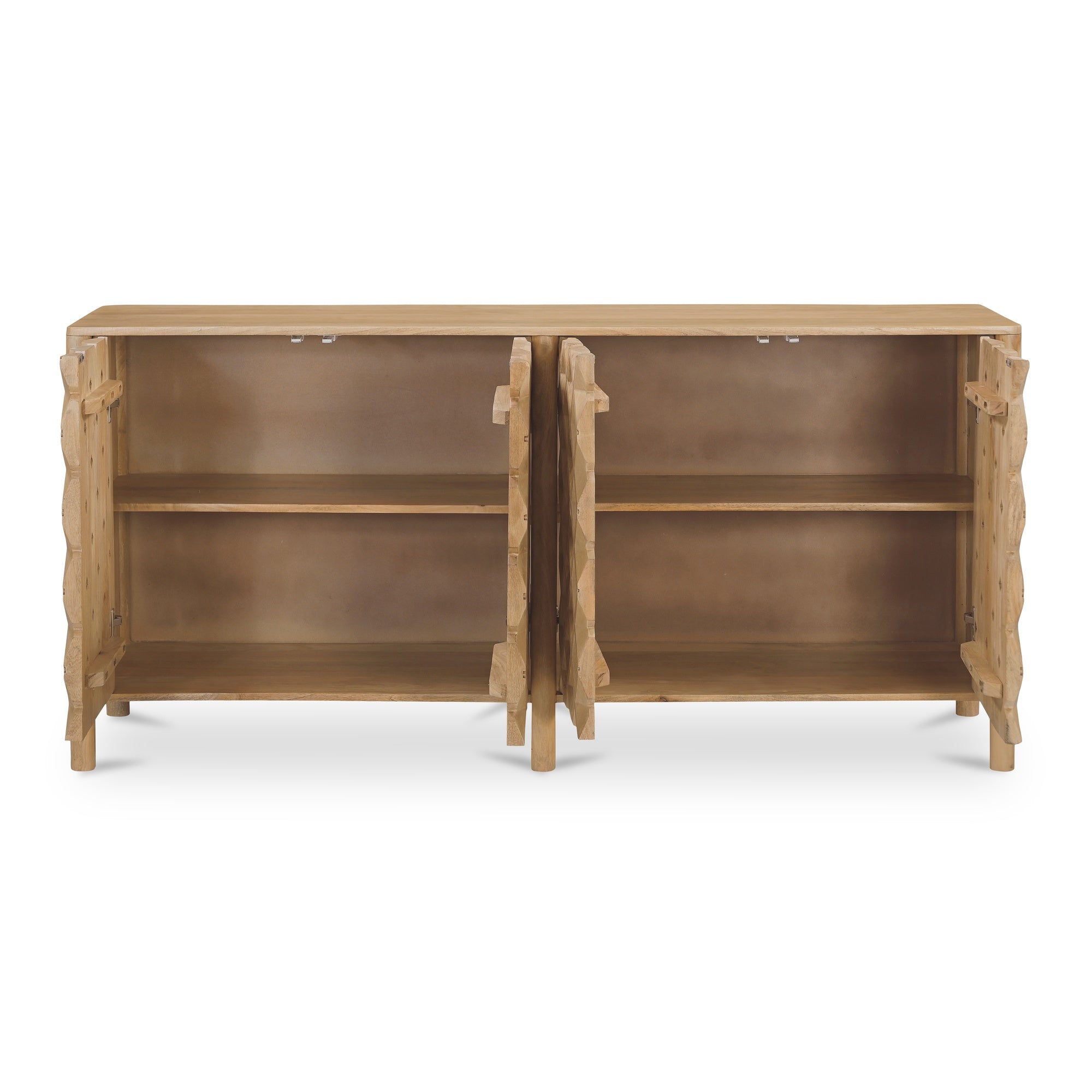 Fulton 4 Door Sideboard Natural - Central Designs