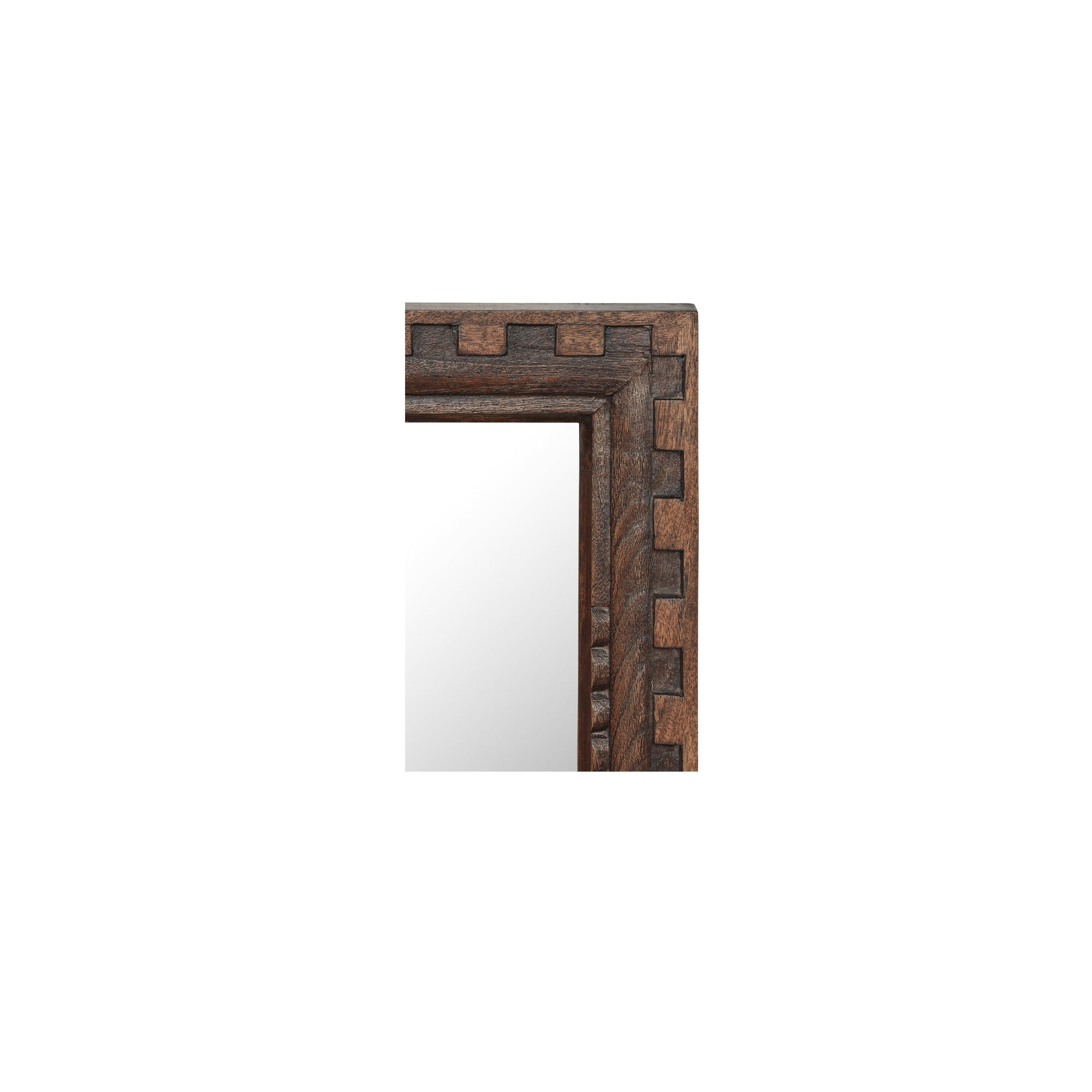 Holland Mirror Small Brown