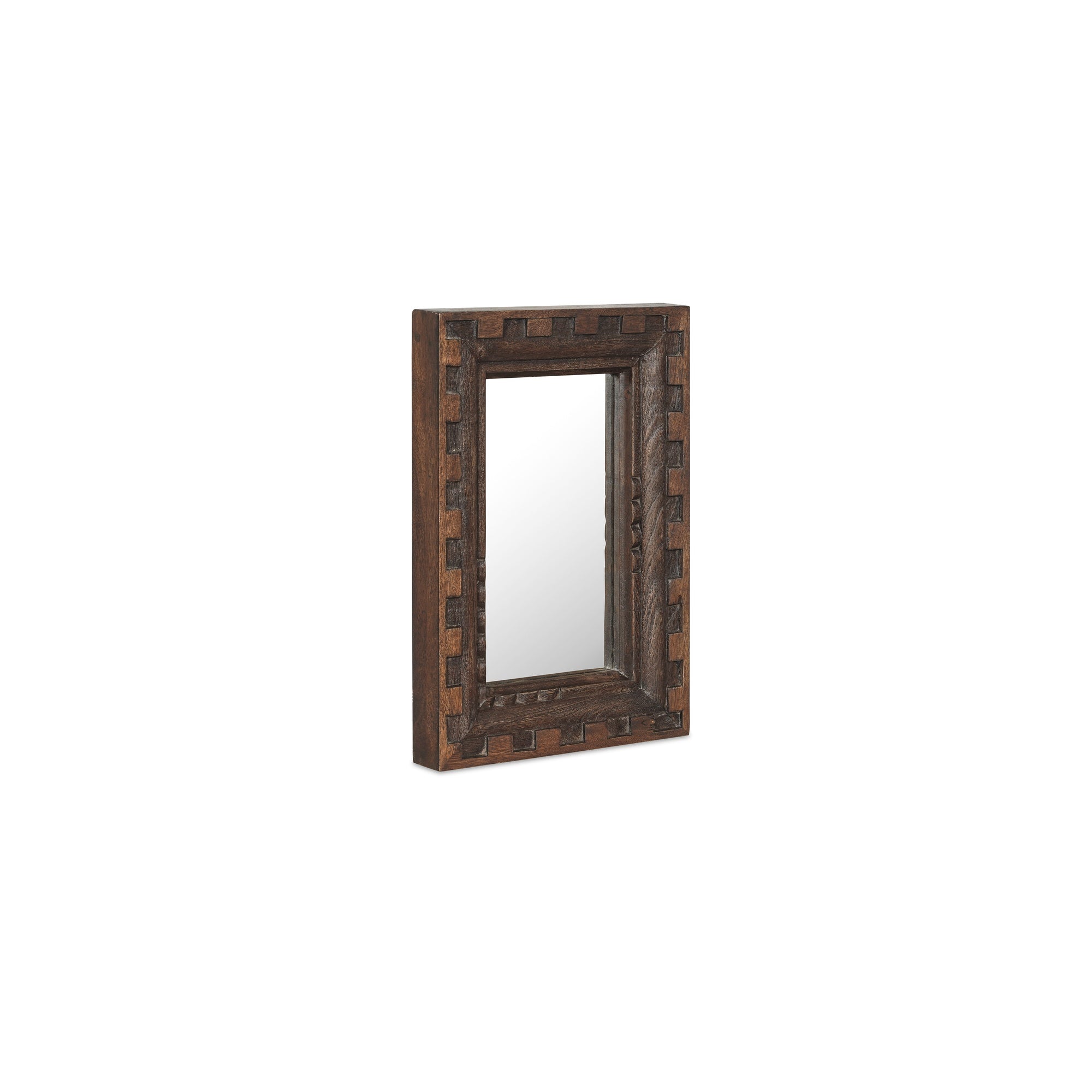 Holland Mirror Small Brown