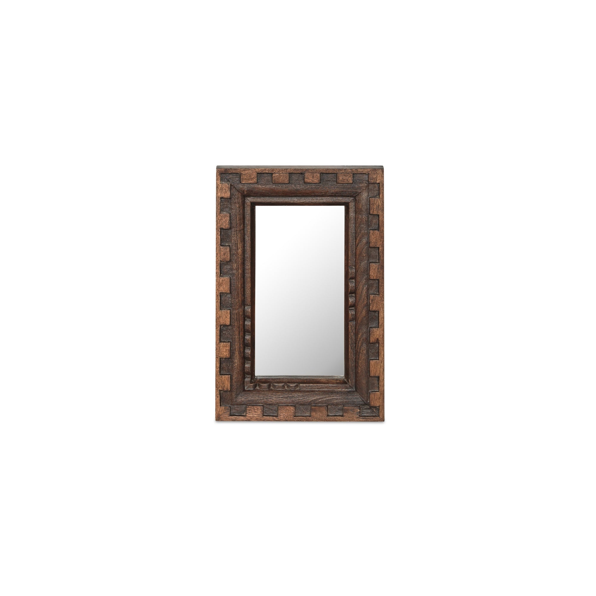 Holland Mirror Small Brown
