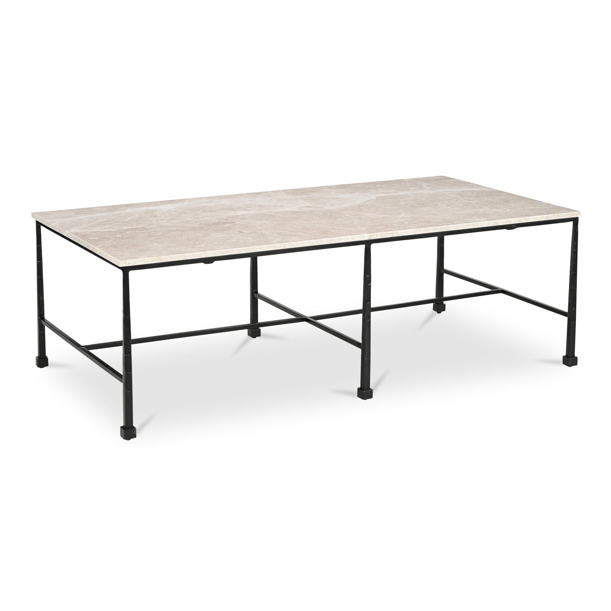 River Coffee Table Botticino Marble - Central Designs