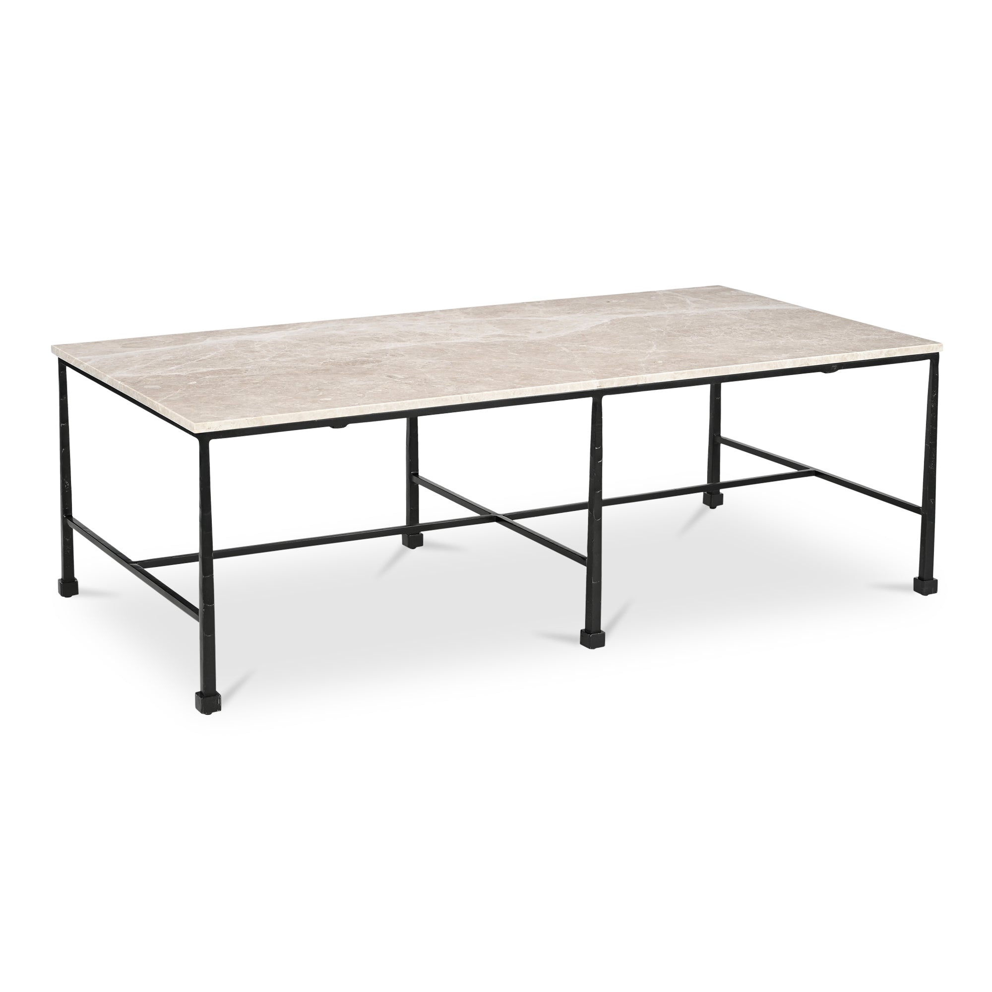 River Coffee Table Botticino Marble - Central Designs