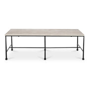 River Coffee Table Botticino Marble - Central Designs