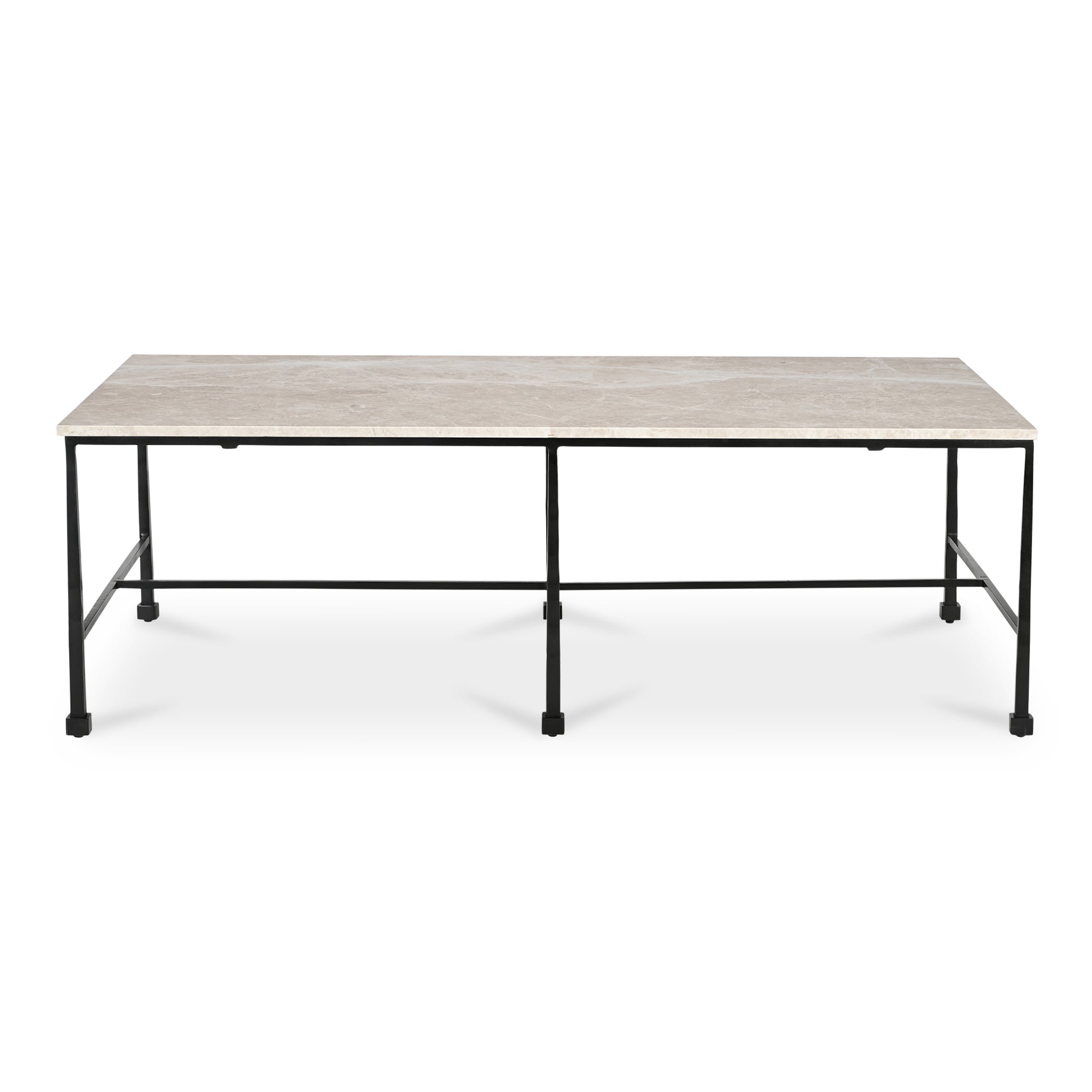 River Coffee Table Botticino Marble - Central Designs