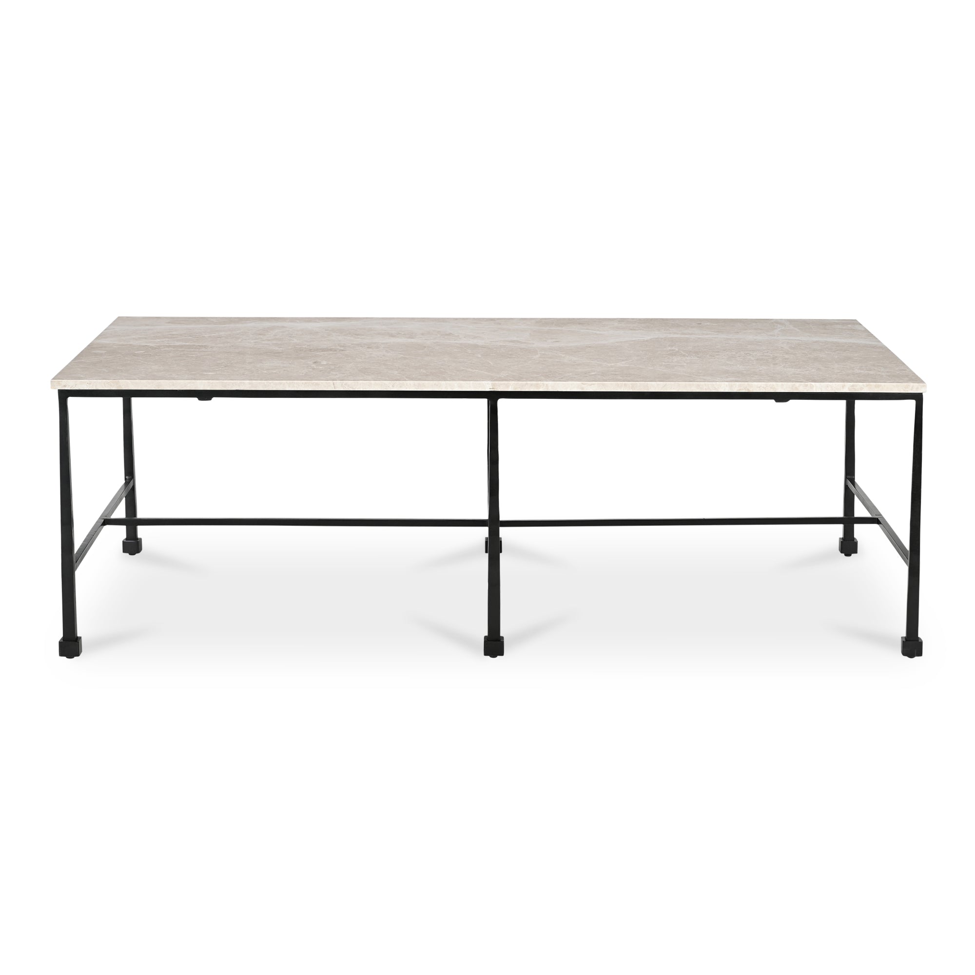 River Coffee Table Botticino Marble - Central Designs