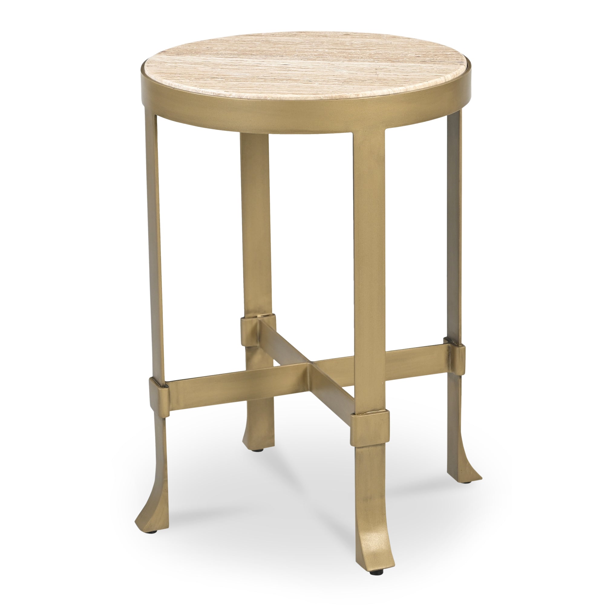 Holli Side Table Travertine