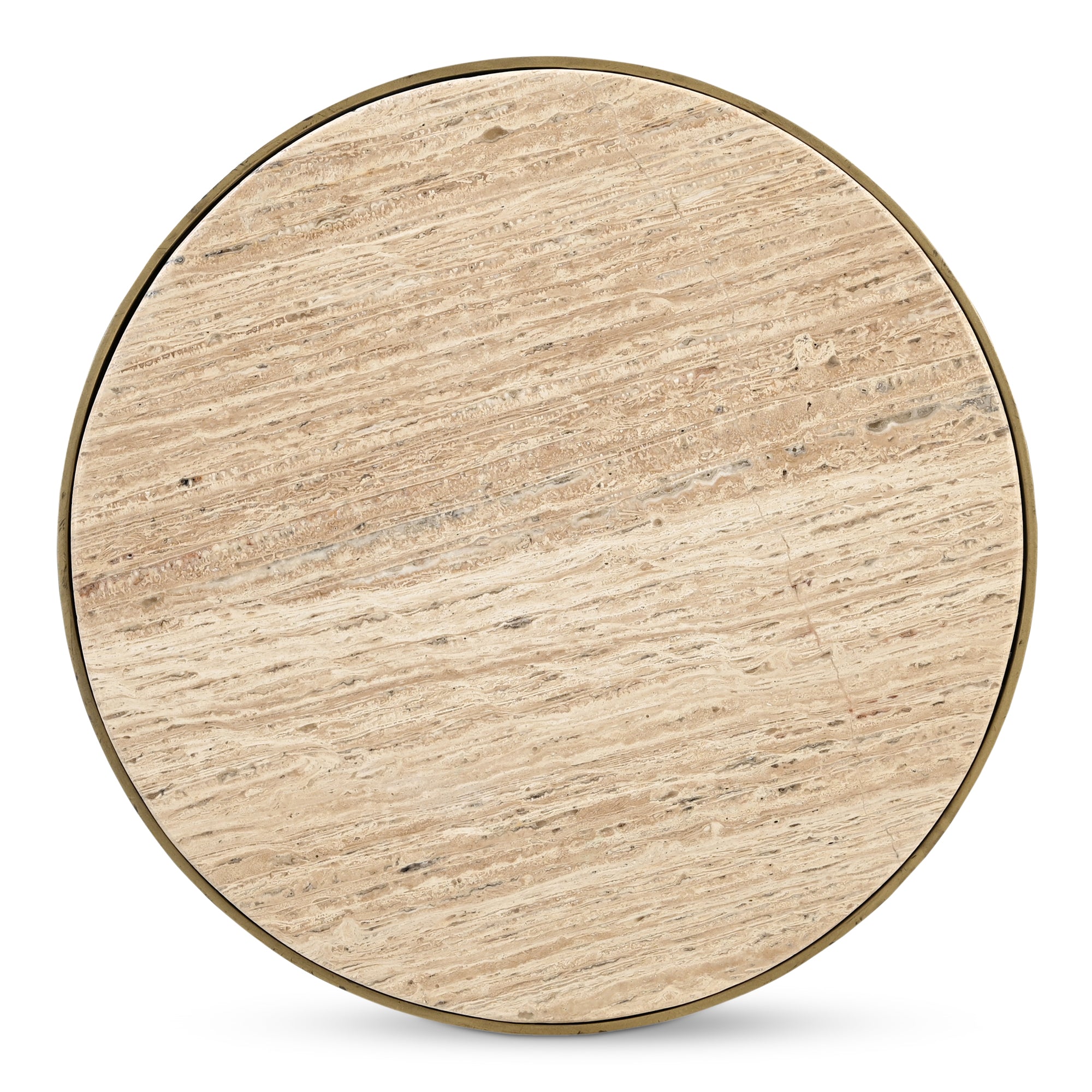 Holli Side Table Travertine