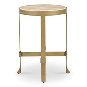 Holli Side Table Travertine