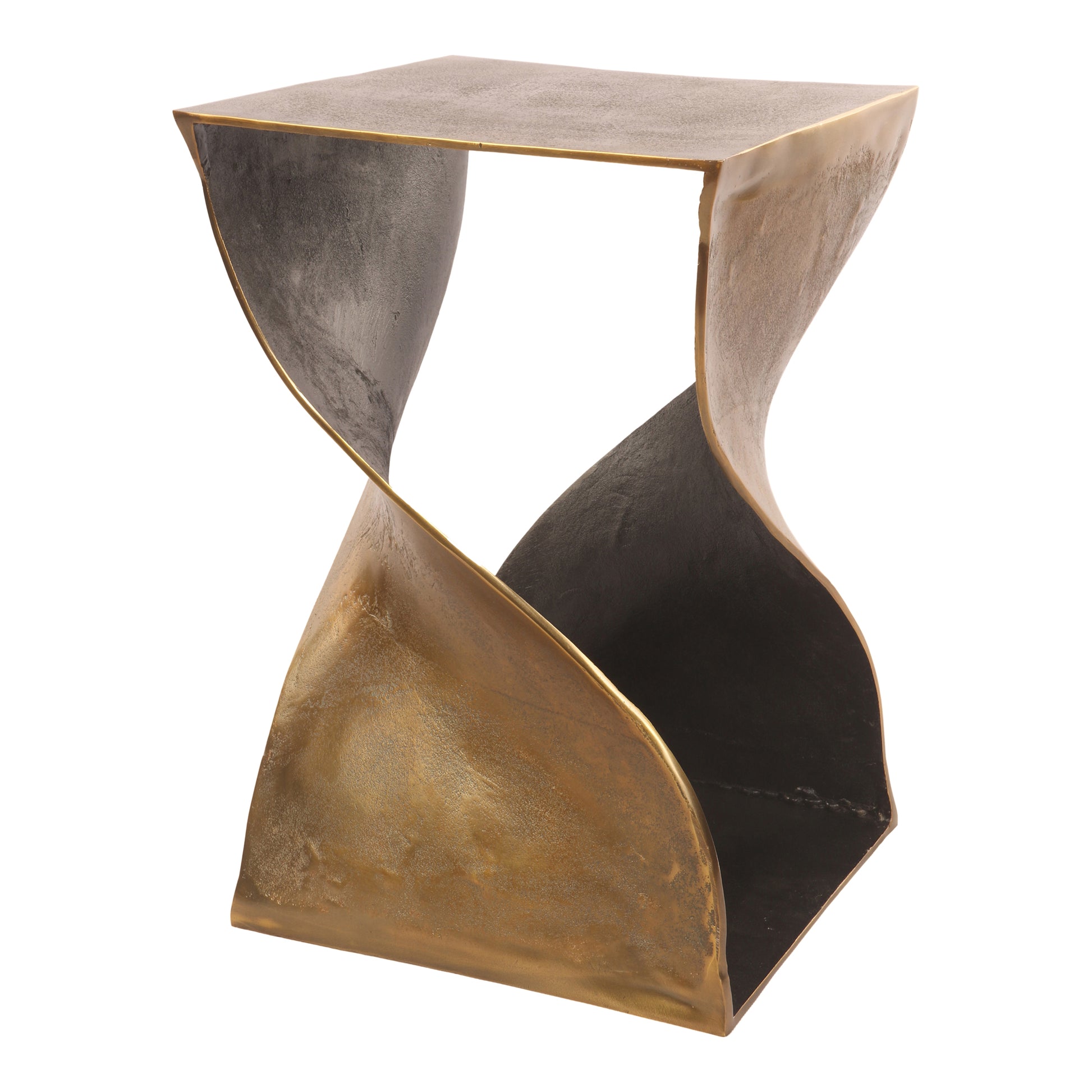 Twist Accent Table Brass - Central Designs