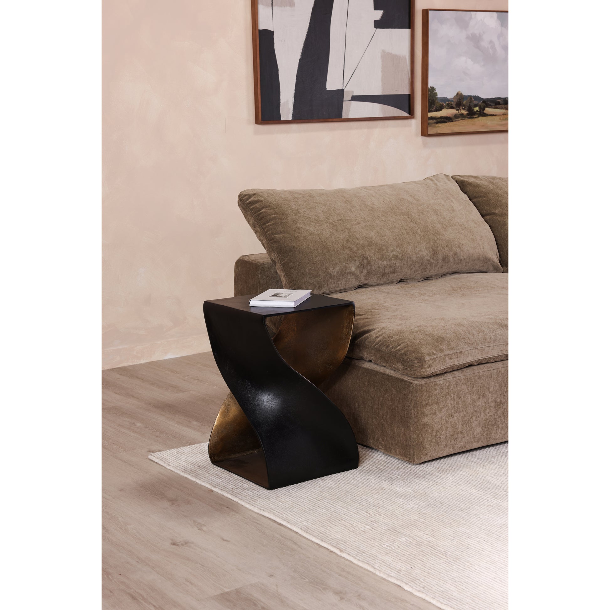 Twist Accent Table Black - Central Designs