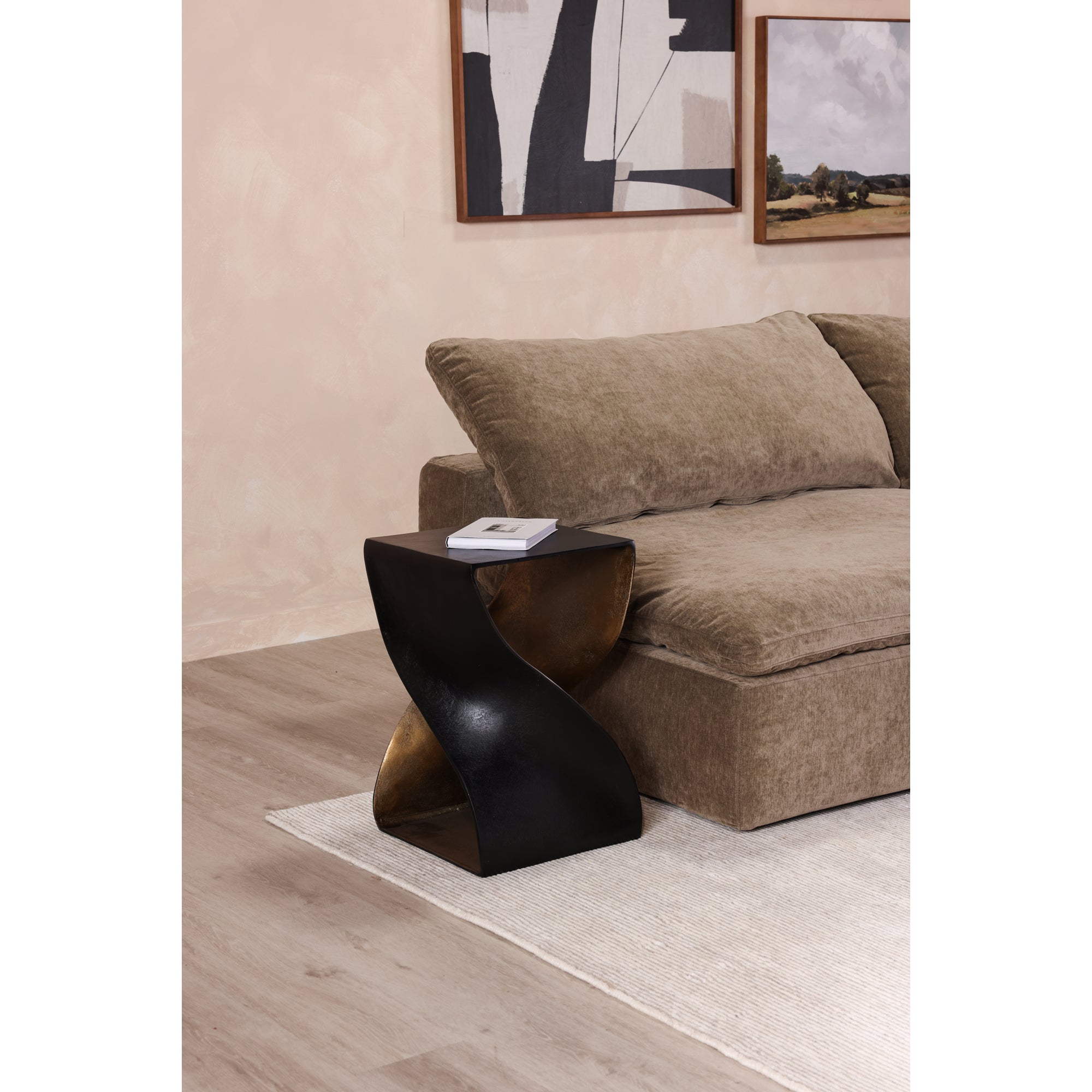 Twist Accent Table Black - Central Designs