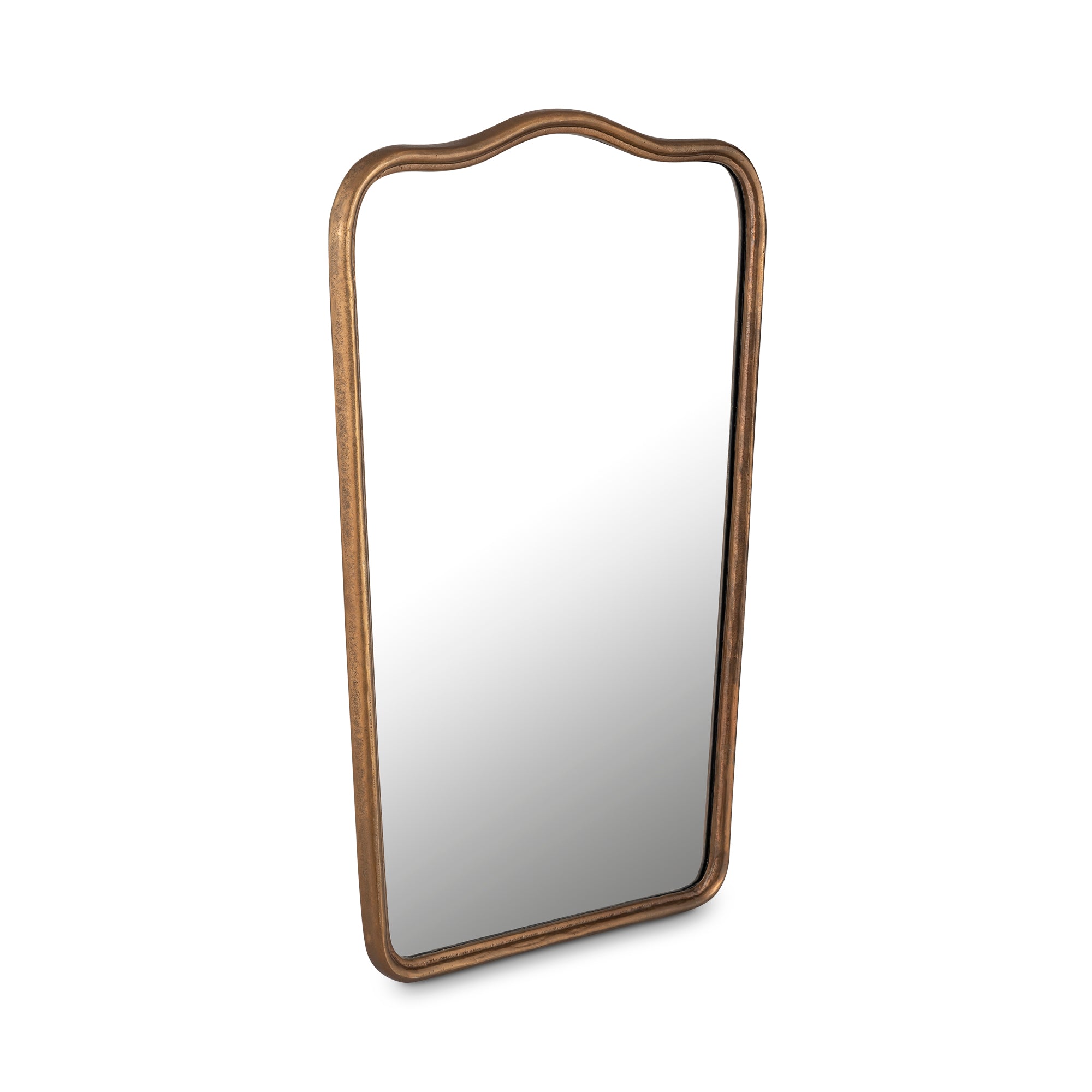 Keyes Mirror Brass