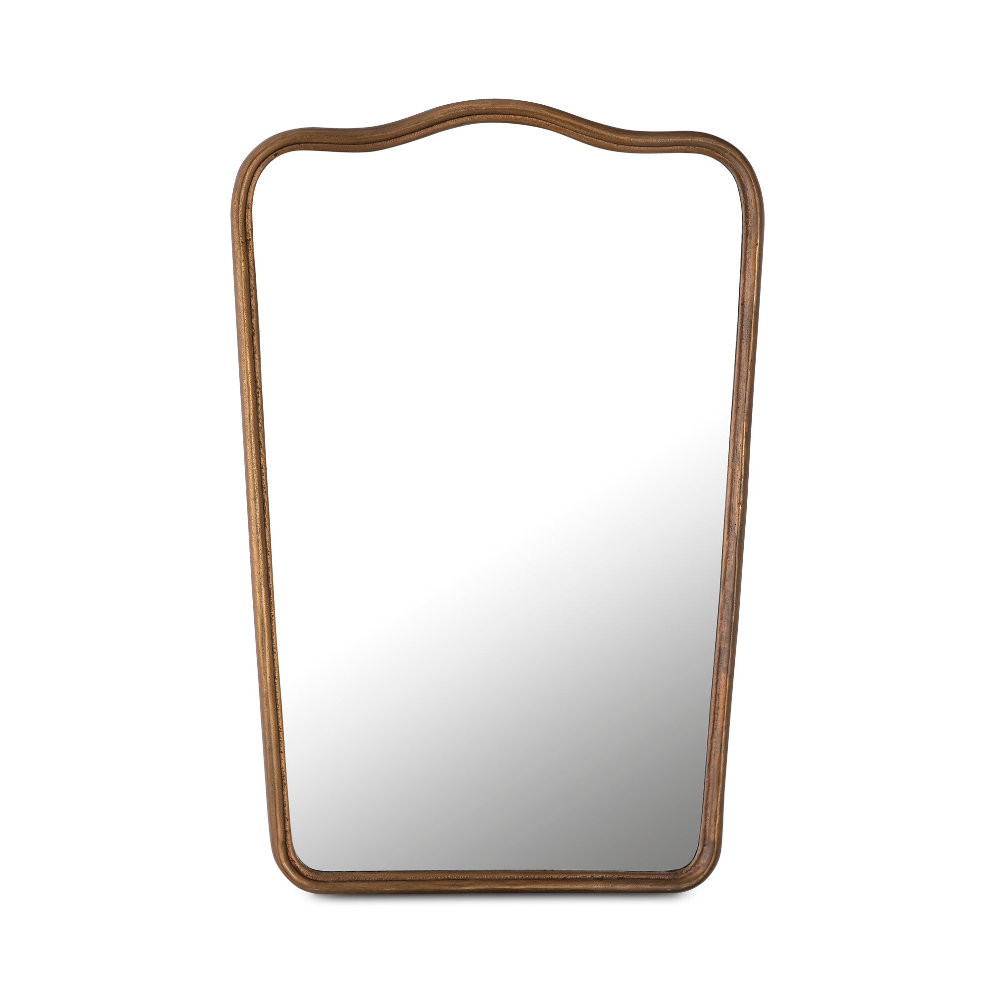Keyes Mirror Brass