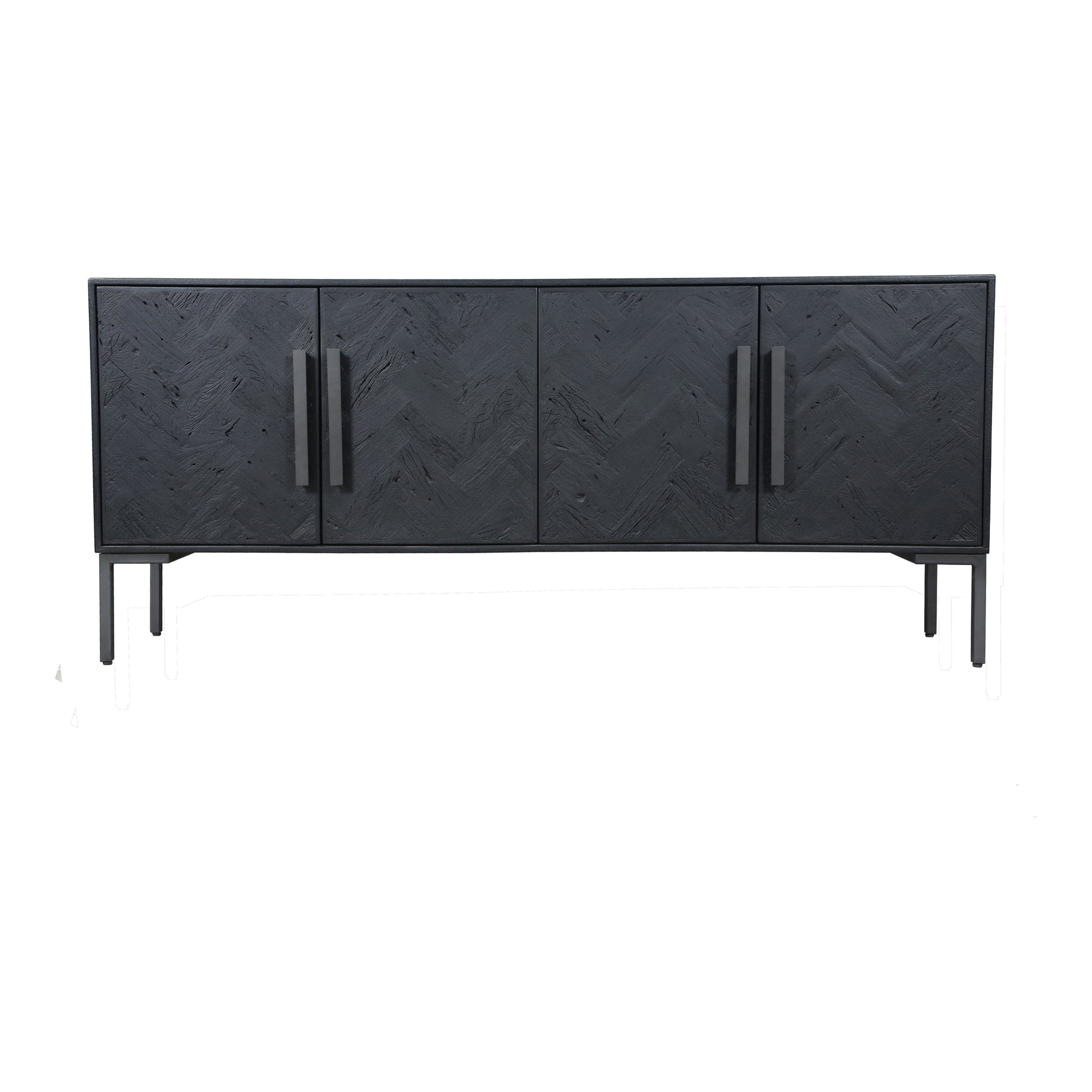 Fishbone Sideboard Black - Central Designs