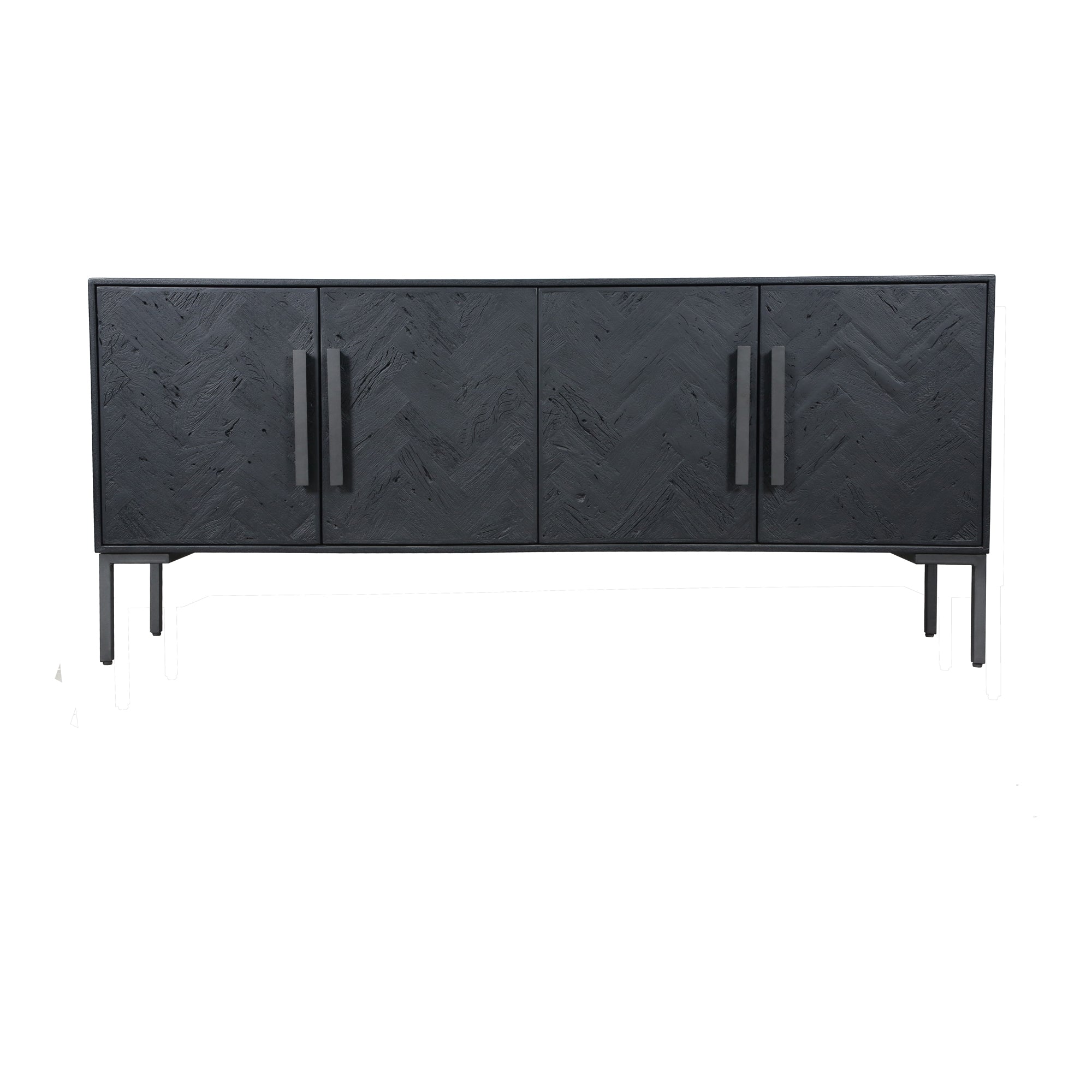 Fishbone Sideboard Black - Central Designs