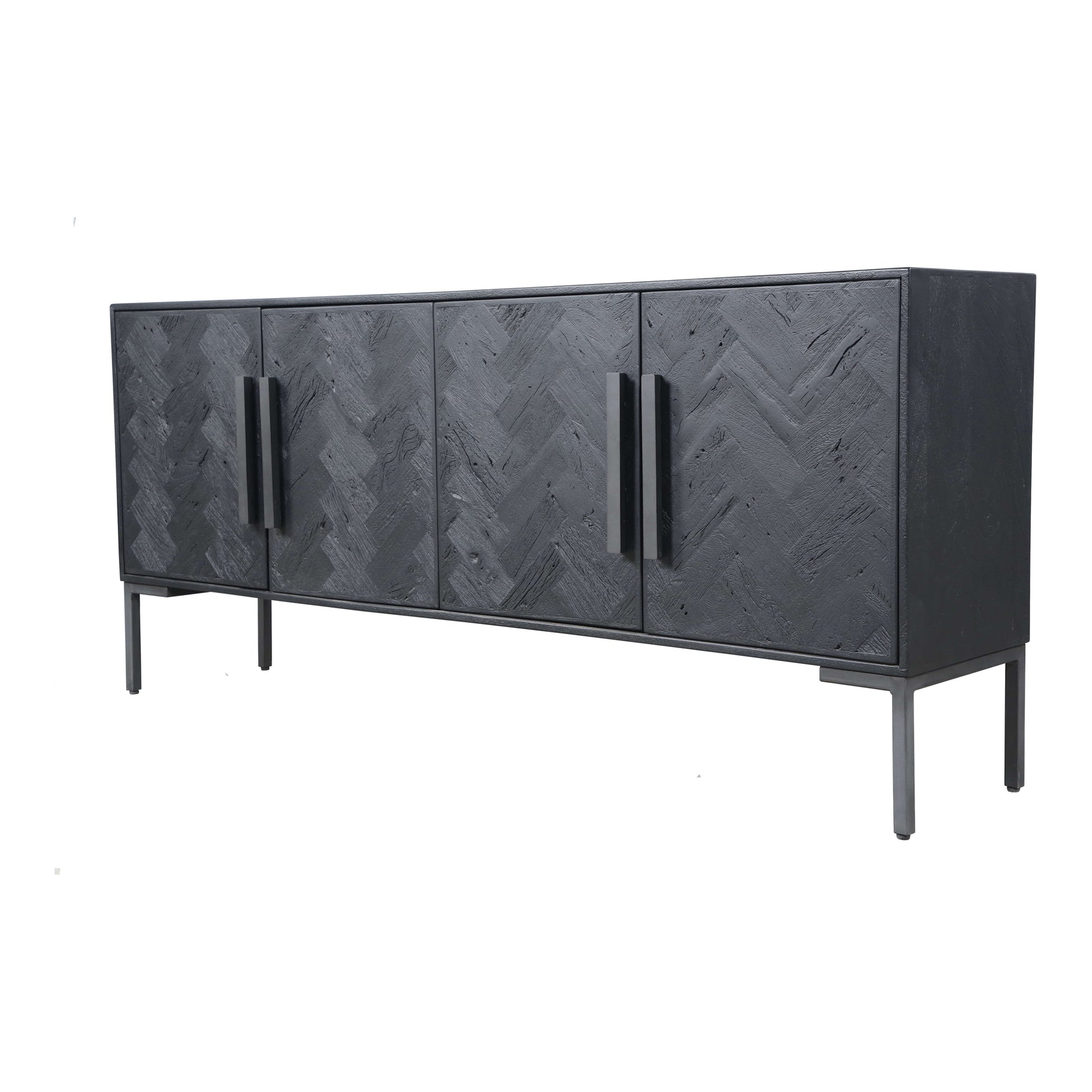 Fishbone Sideboard Black - Central Designs