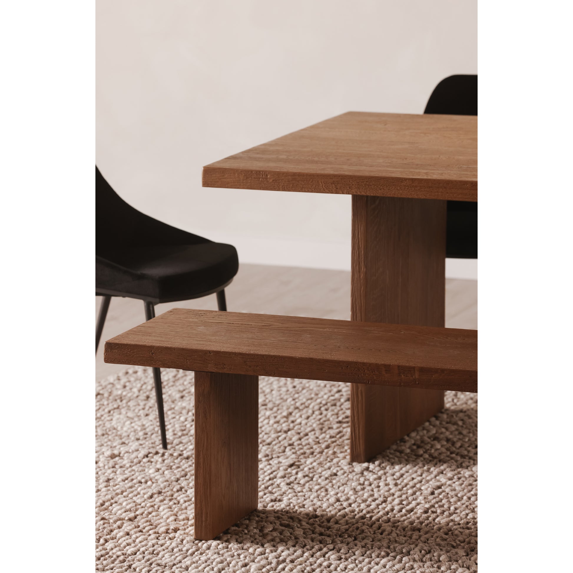 Koshi Dining Table Sandblasted Amber Oak - Central Designs