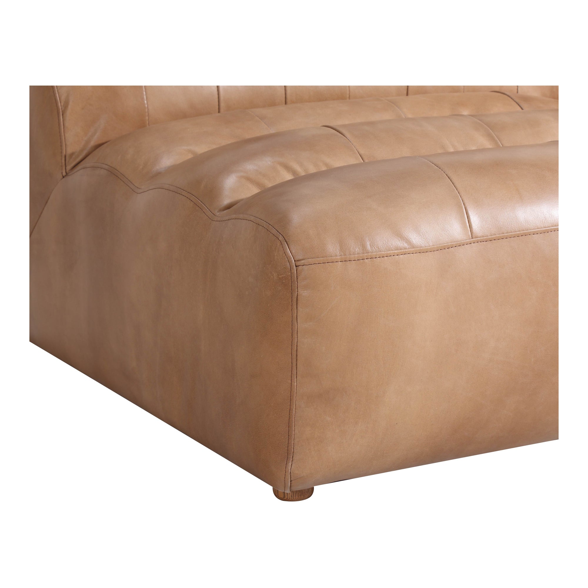 Ramsay Leather Slipper Chair Tan - Central Designs