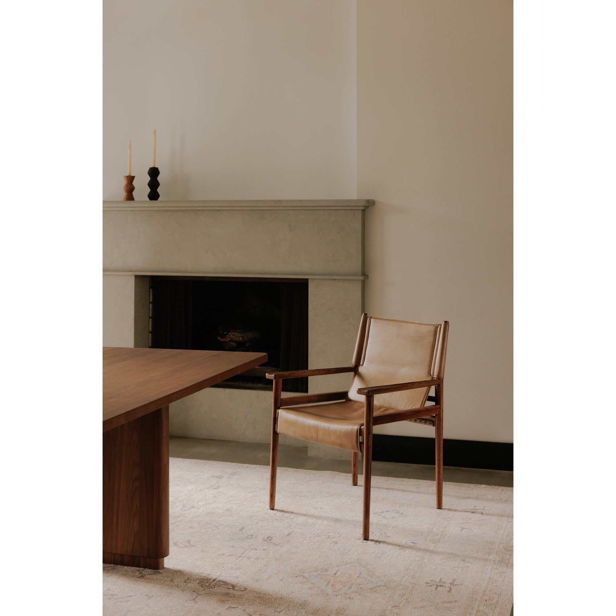 Remy Arm Chair Tan Leather