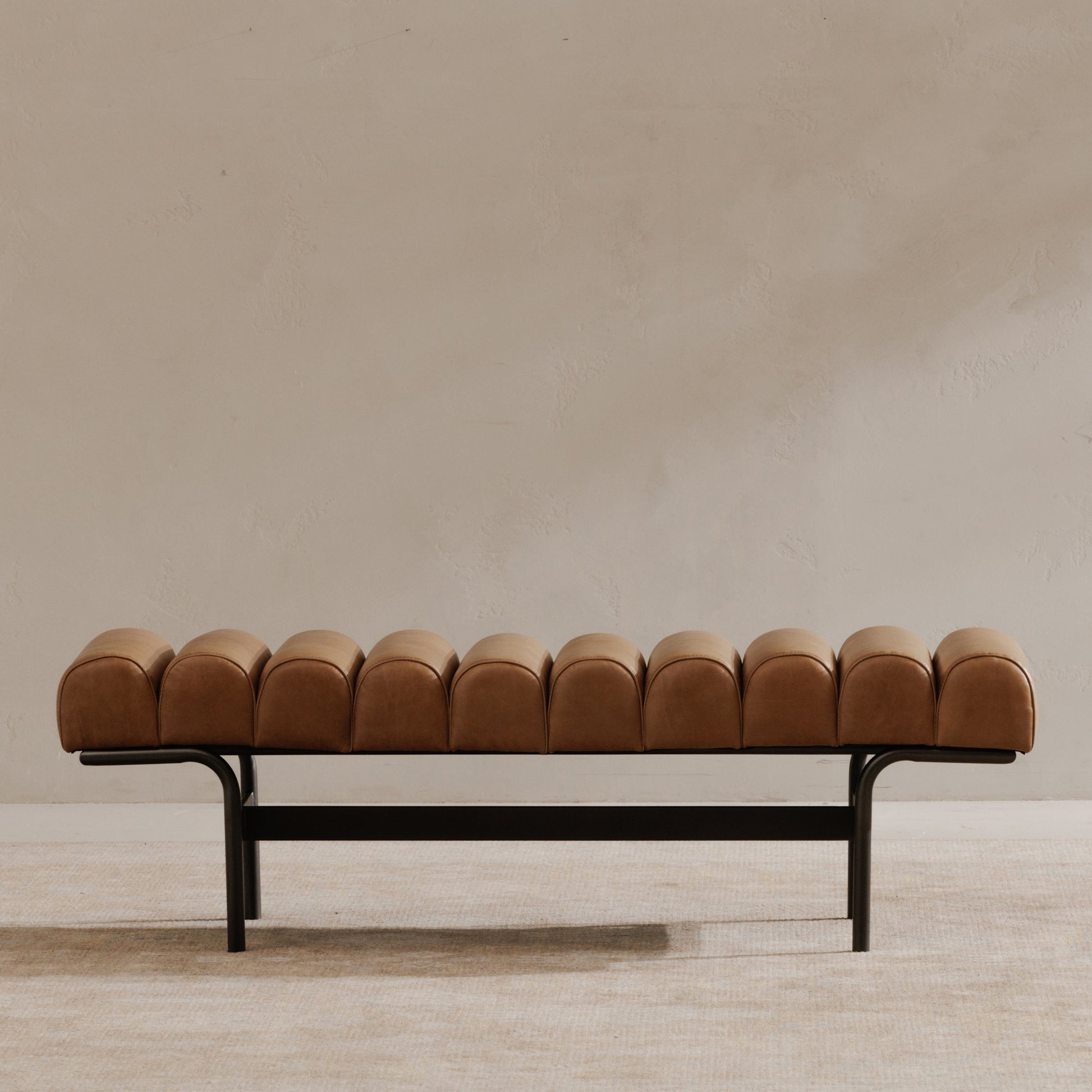 Harrison Bench Tan - Central Designs