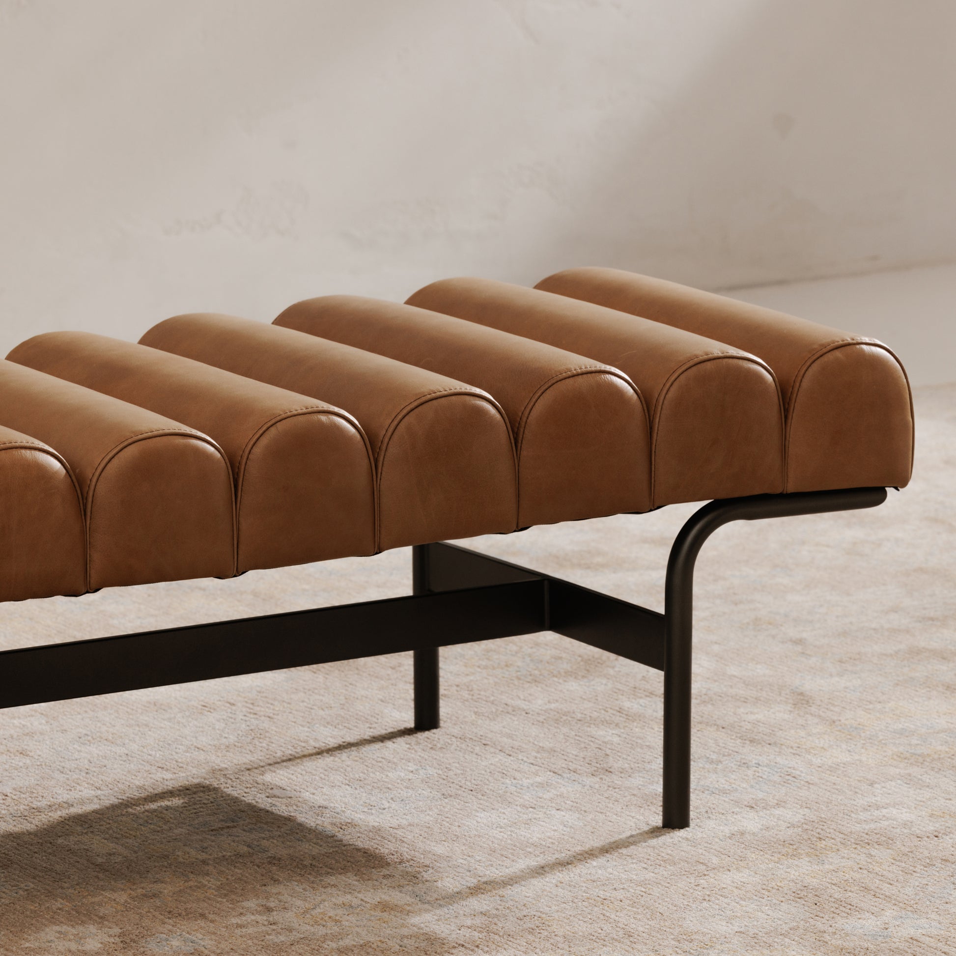 Harrison Bench Tan - Central Designs