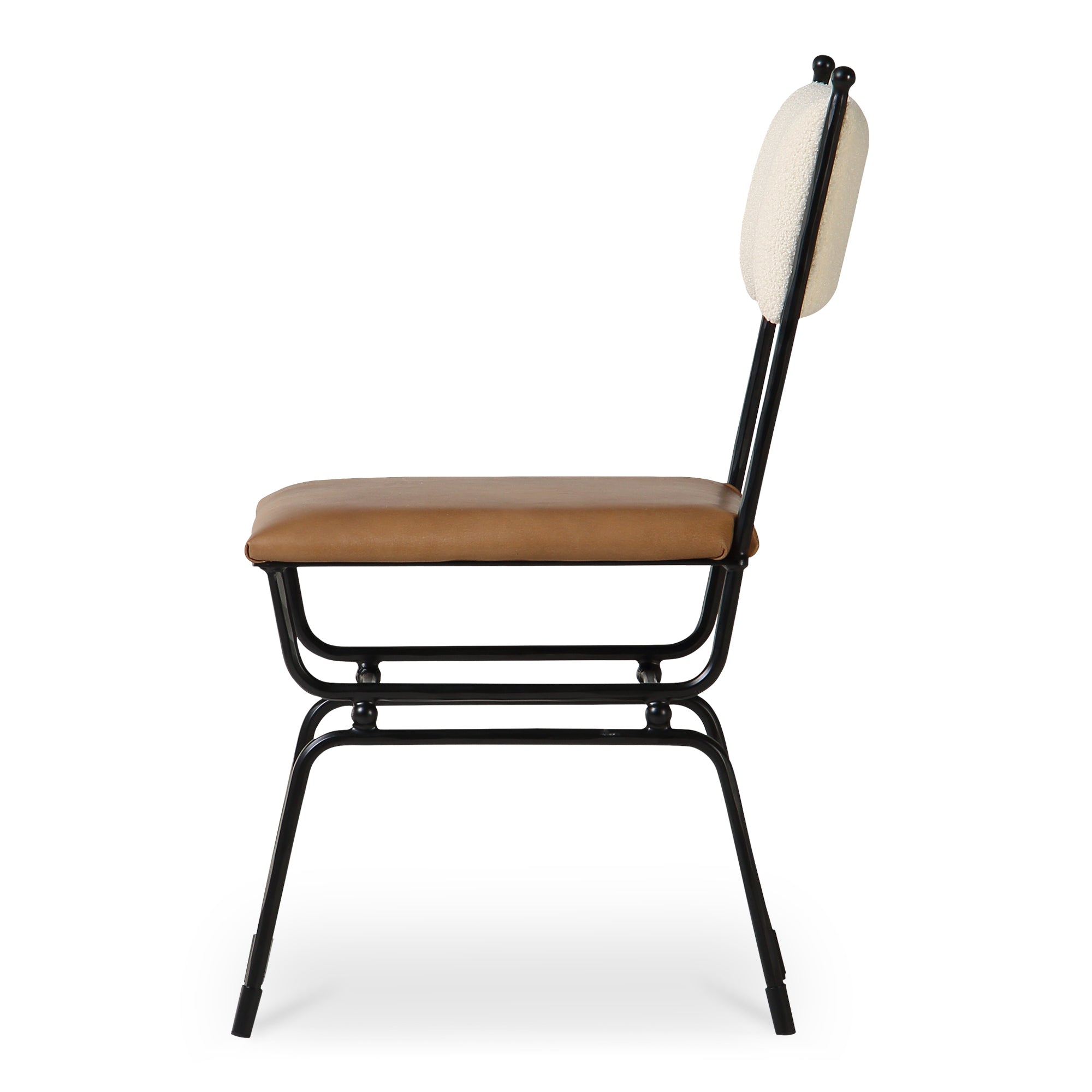 Posta Dining Chair Brown Leather