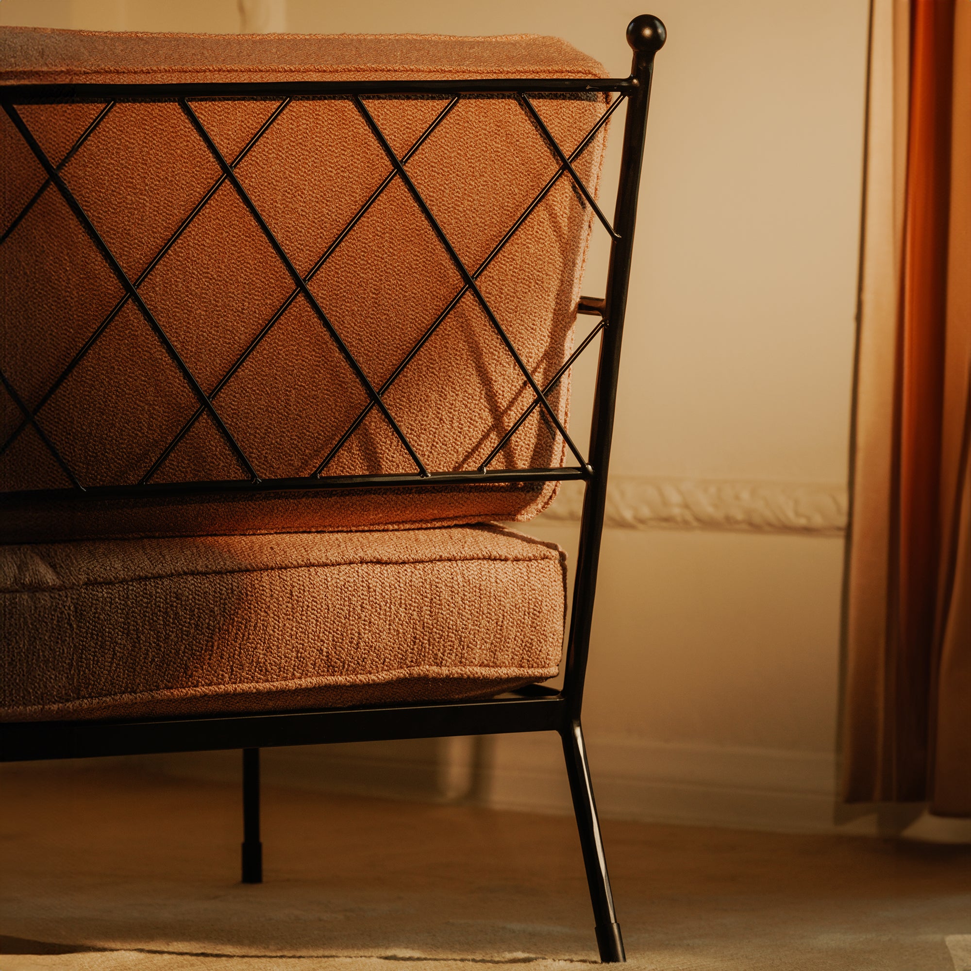 Vecchia Accent Chair Terracotta
