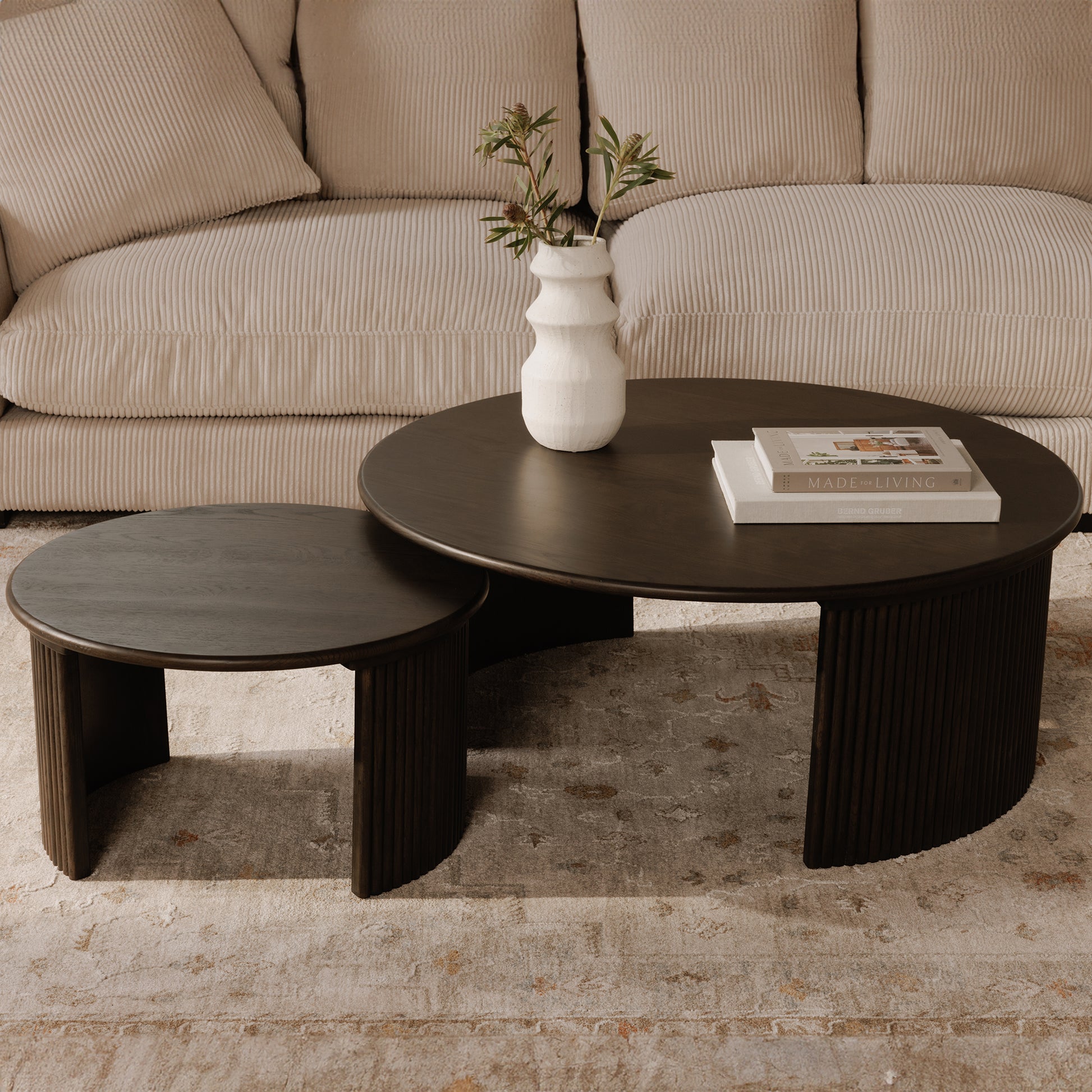 Penny Small Coffee Table Dark Brown - Central Designs