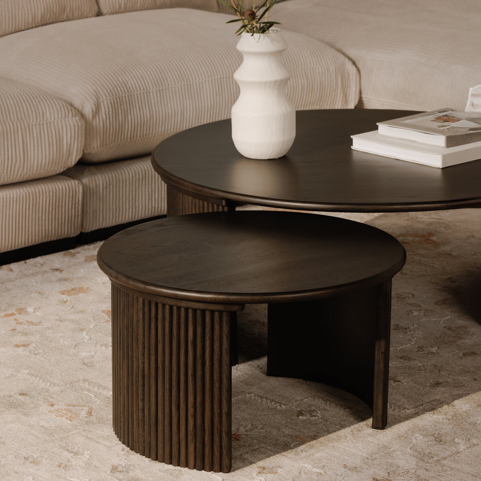 Penny Small Coffee Table Dark Brown - Central Designs