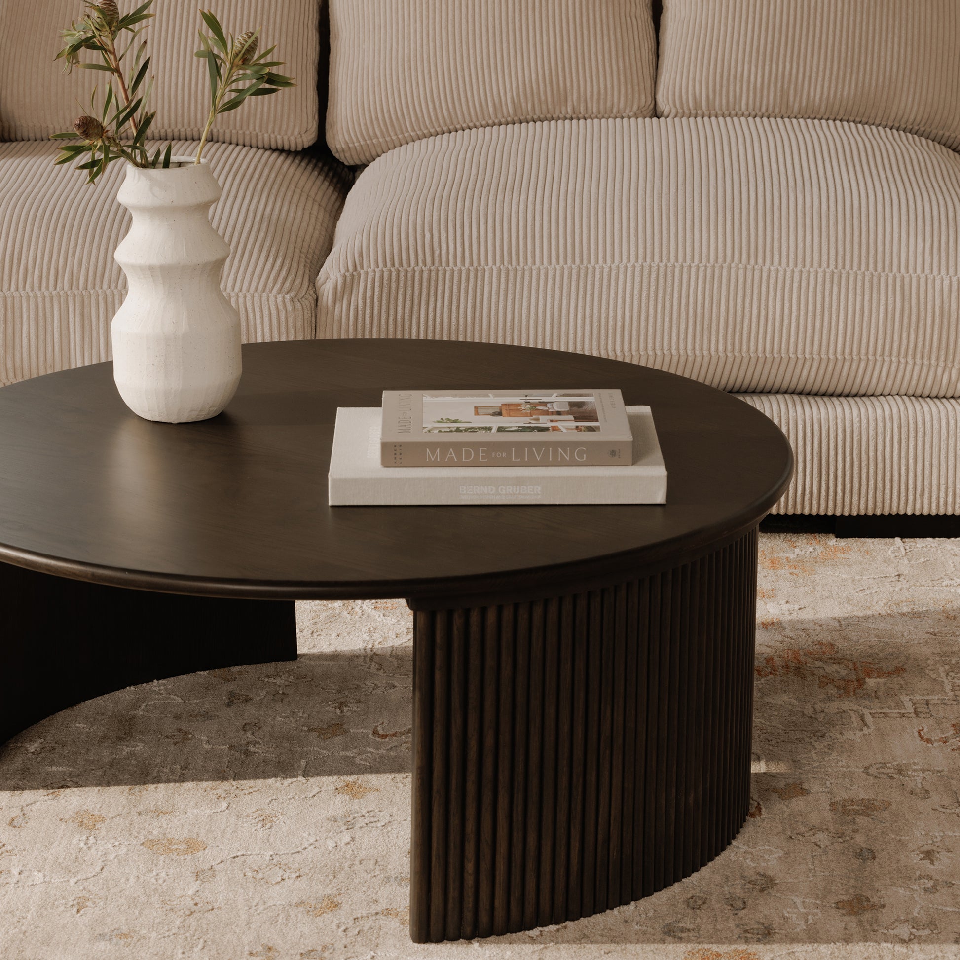 Penny Large Coffee Table Dark Brown - Central Designs