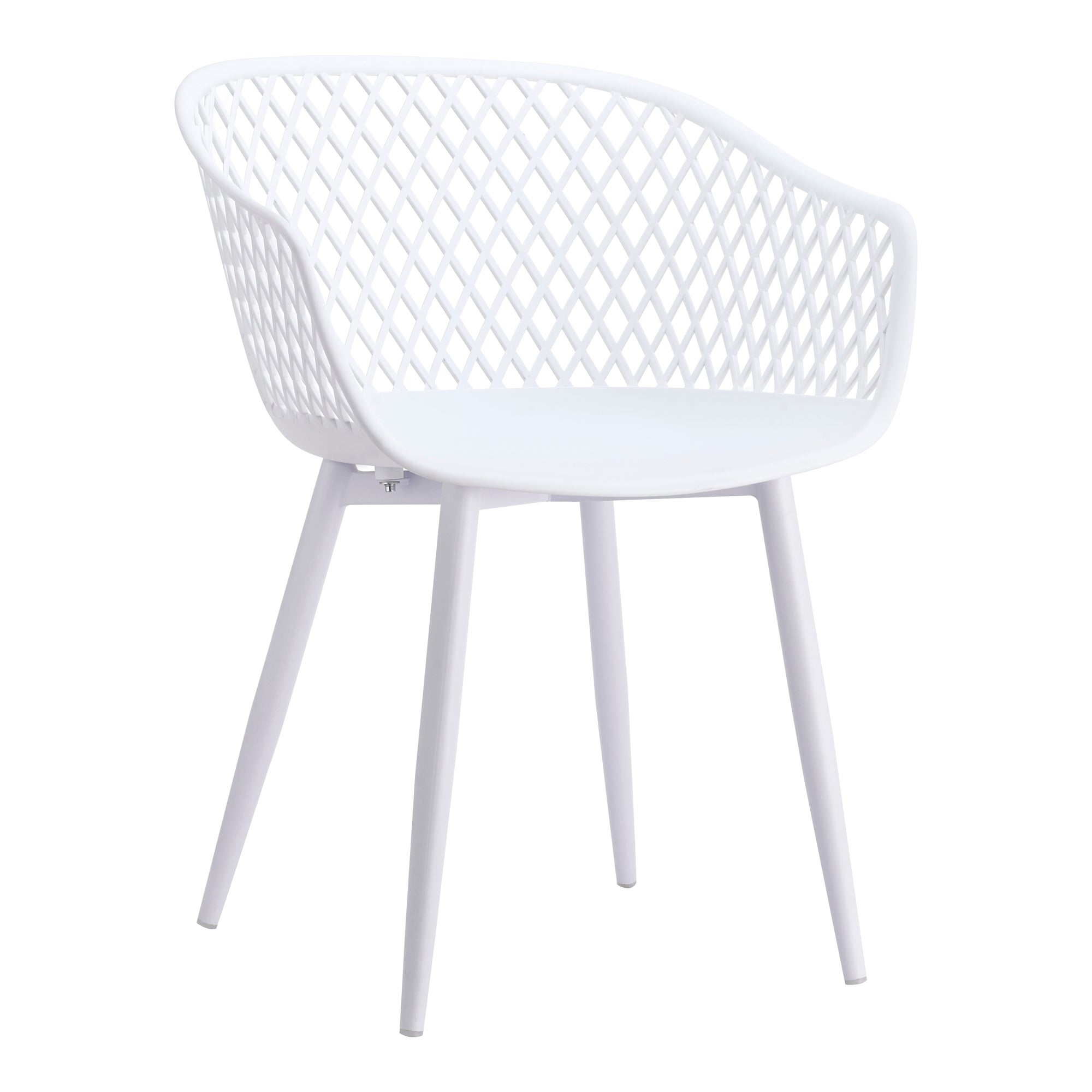 Piazza Outdoor Chair White - Set Of Two - Central Designs