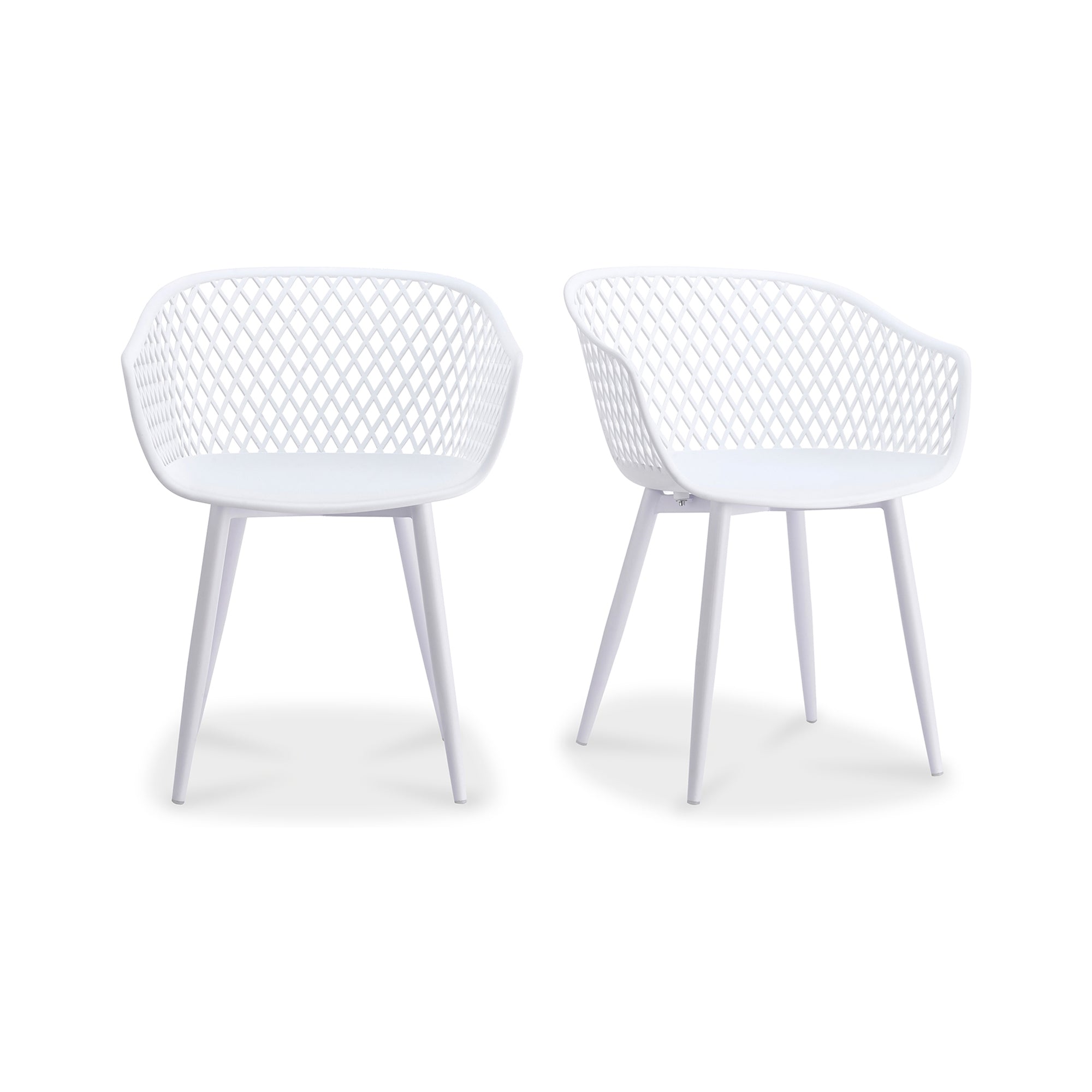 Piazza Outdoor Chair White - Set Of Two - Central Designs