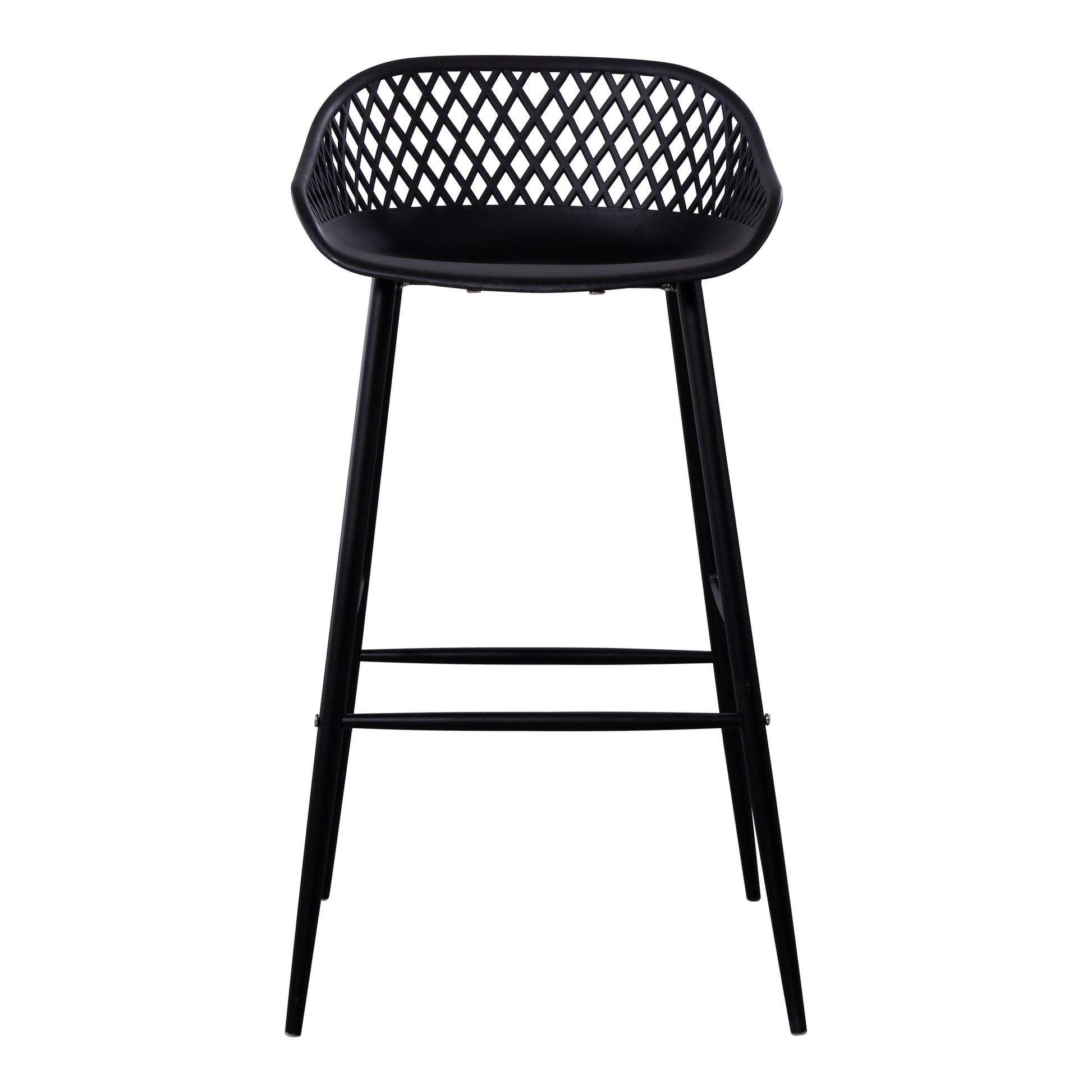 Piazza Outdoor Barstool Black - Set Of Two - Central Designs