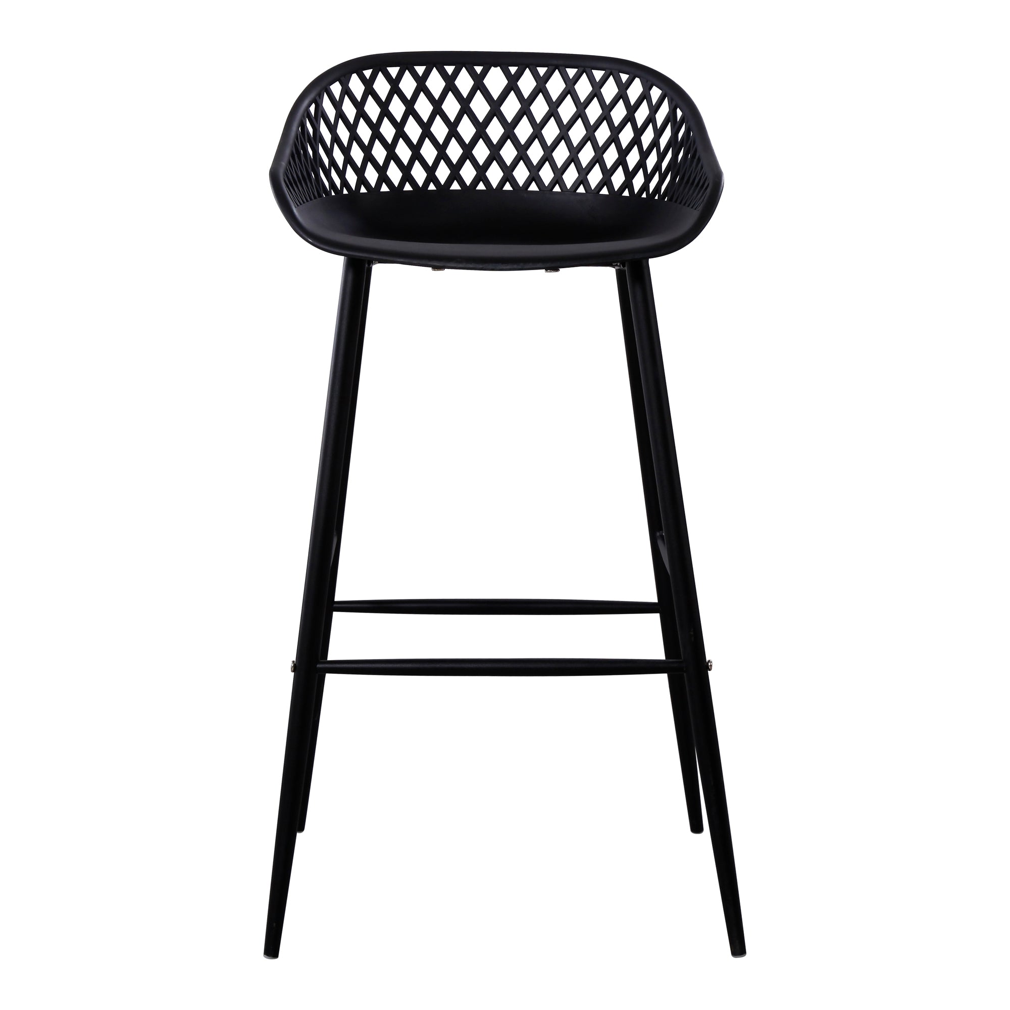 Piazza Outdoor Barstool Black - Set Of Two - Central Designs