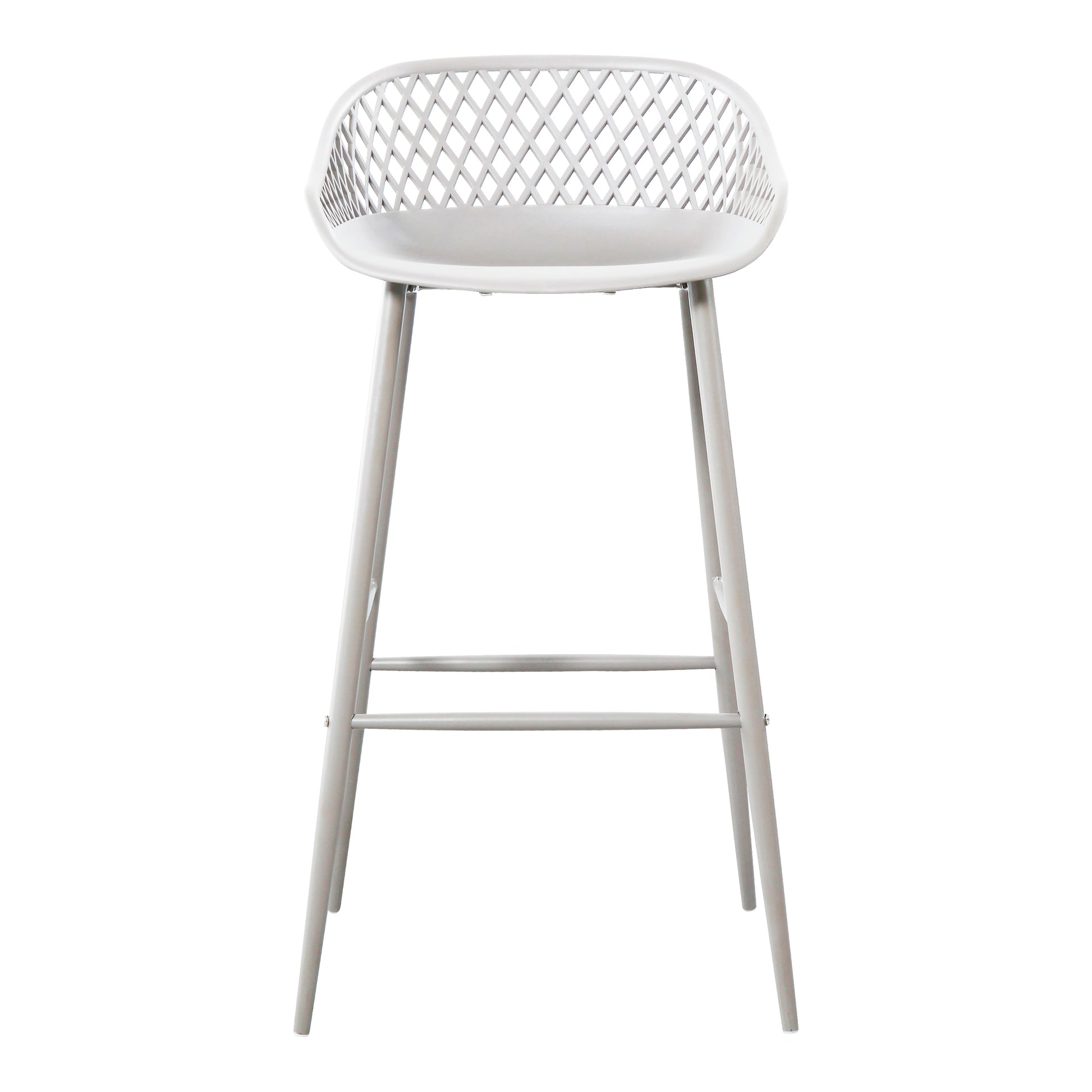 Piazza Outdoor Barstool White - Set Of Two - Central Designs