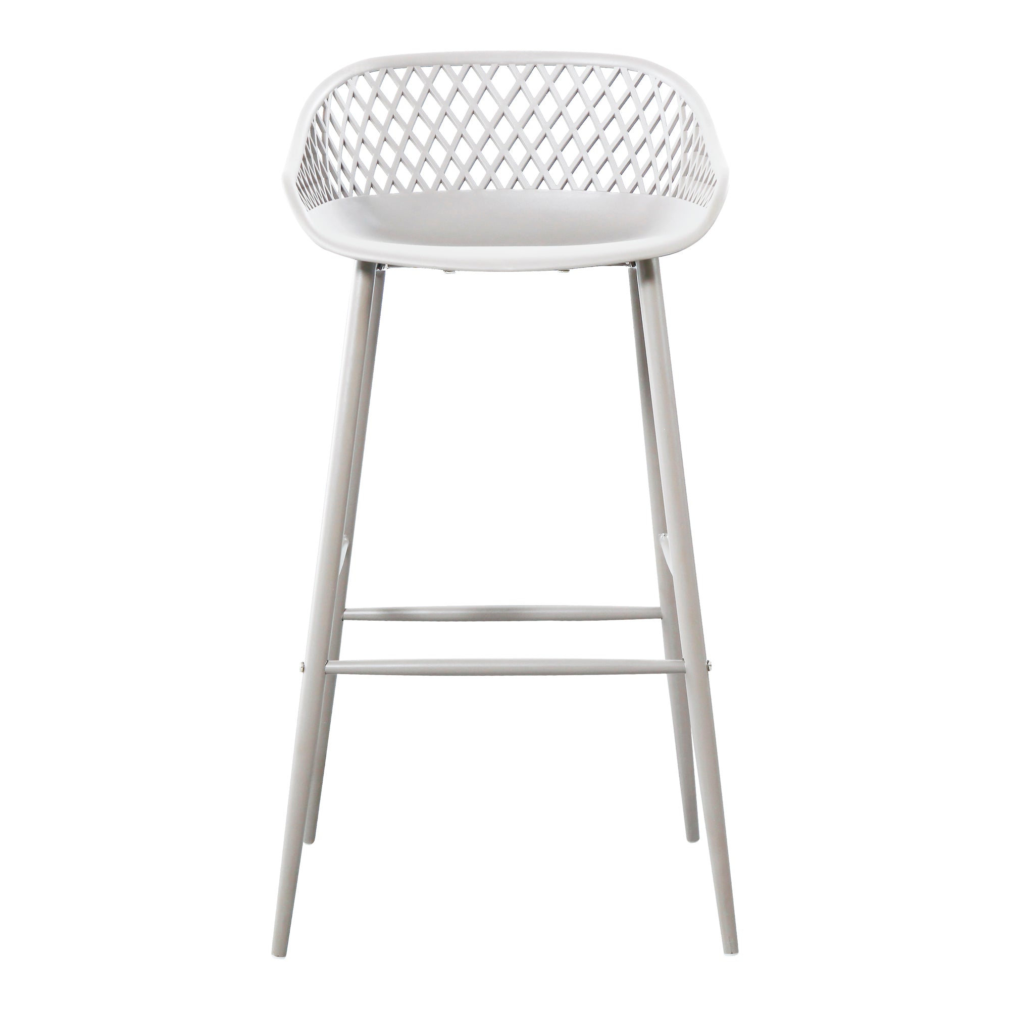 Piazza Outdoor Barstool White - Set Of Two - Central Designs